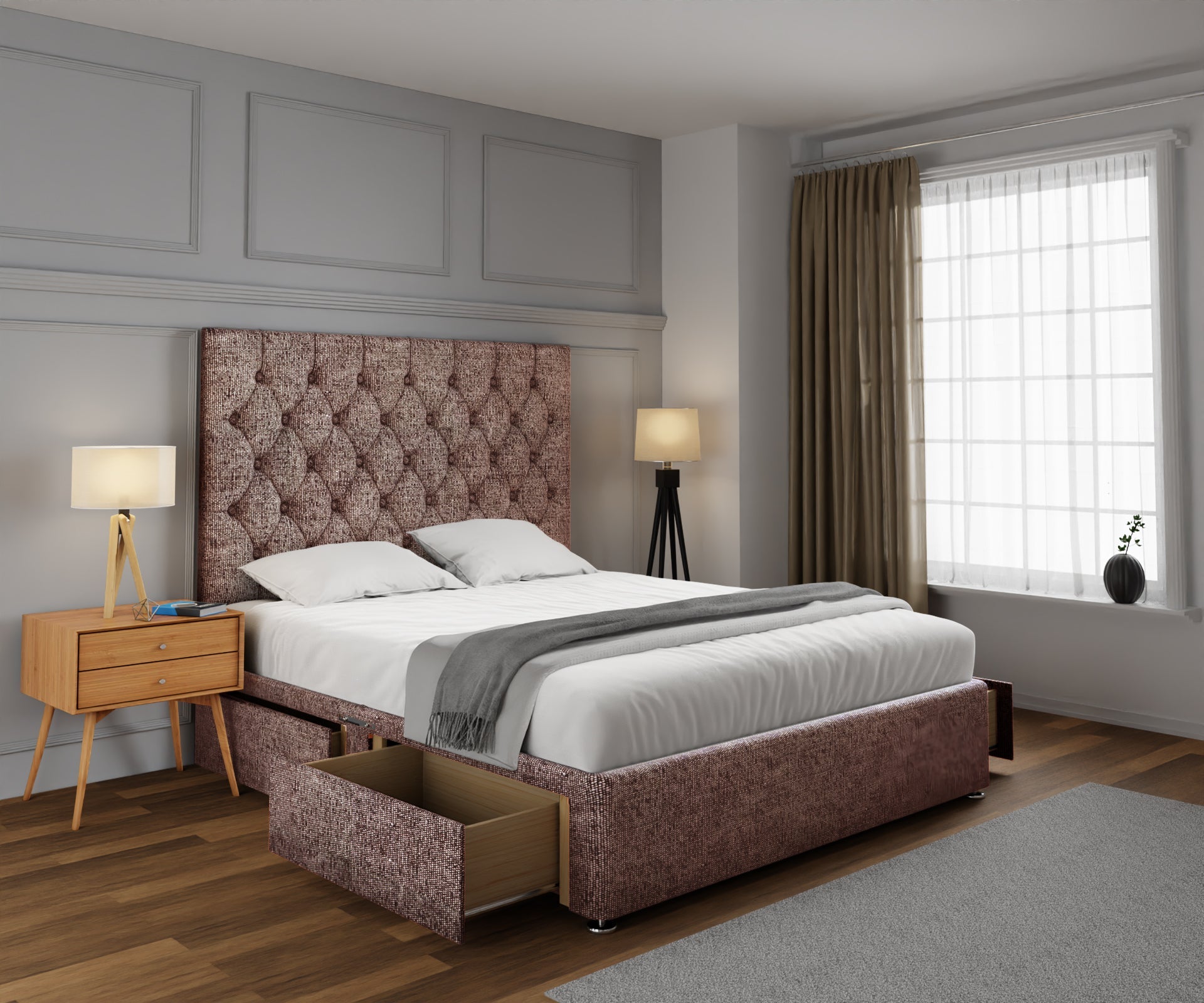 Evie Divan Bed Set