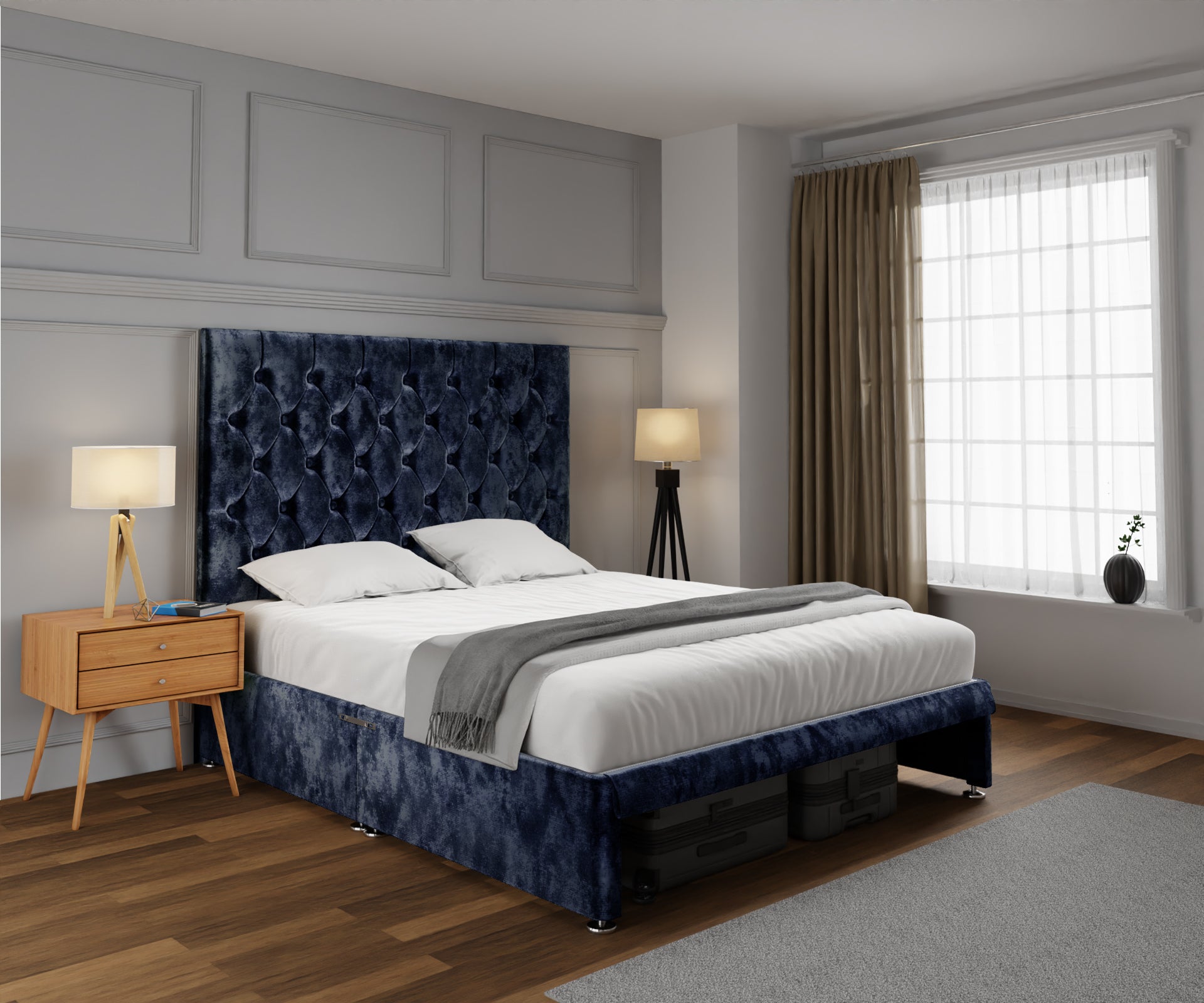 Evie Open Storage Divan Bed Set