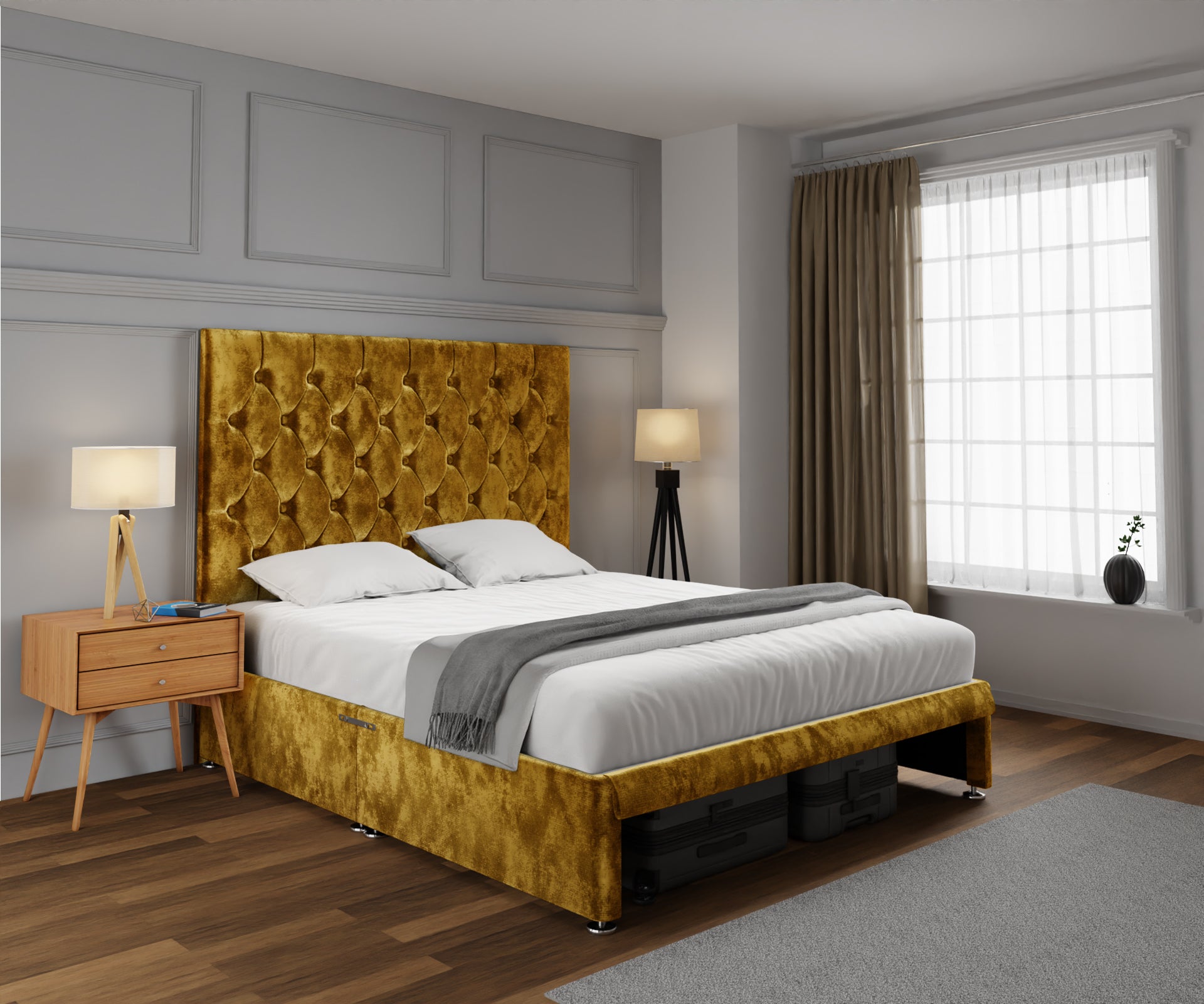 Evie Open Storage Divan Bed Set