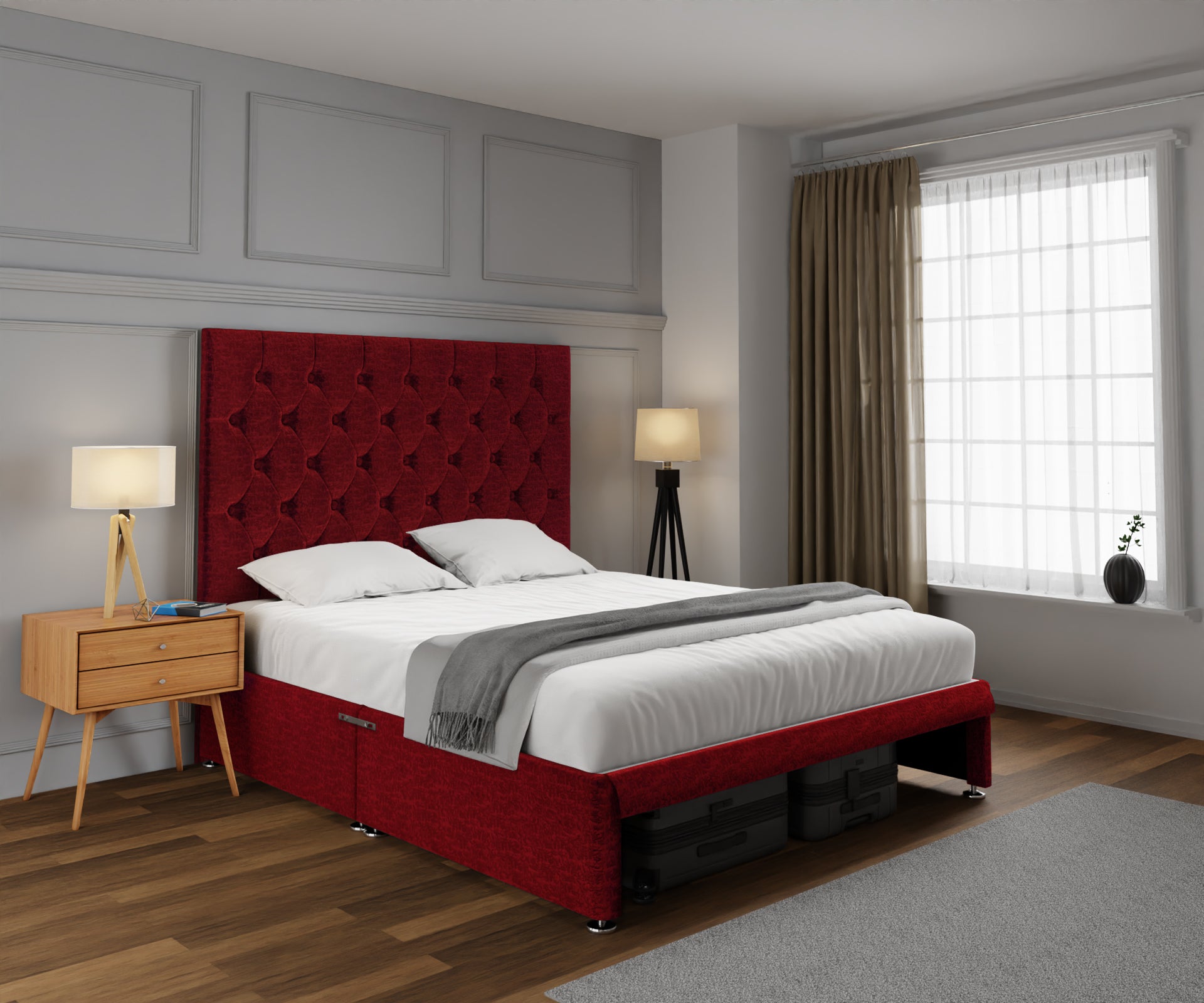 Evie Open Storage Divan Bed Set