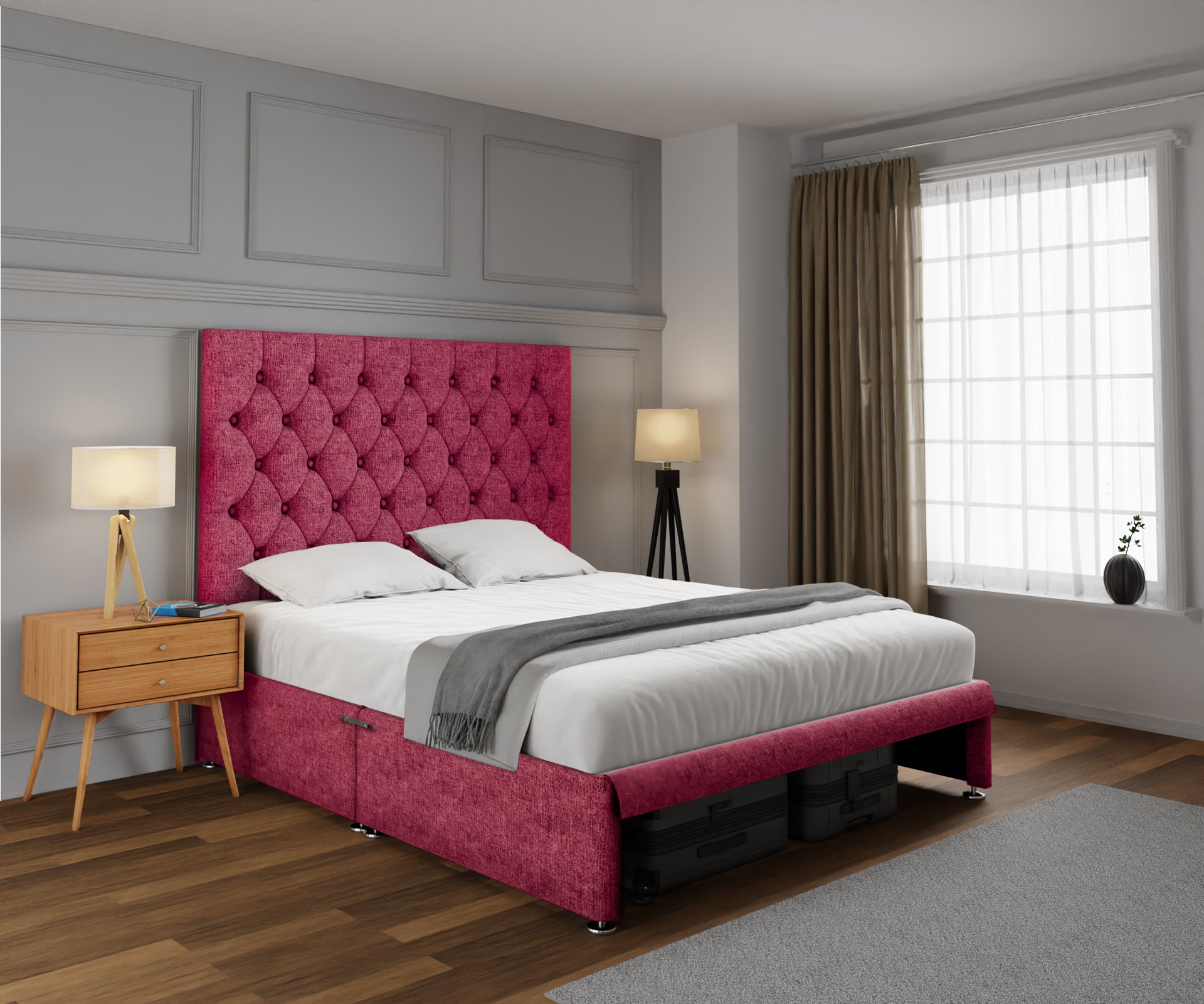 Evie Open Storage Divan Bed Set