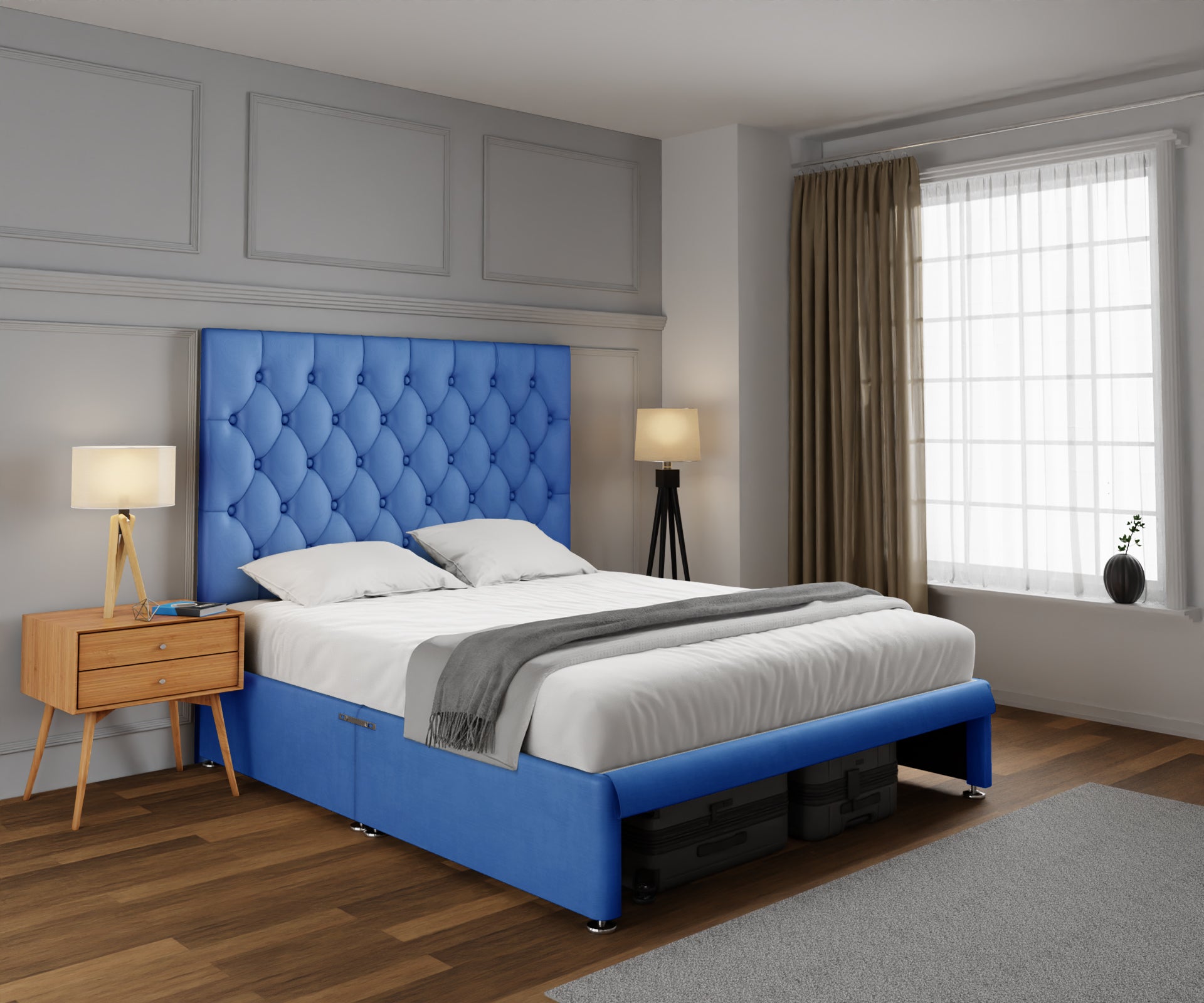 Evie Open Storage Divan Bed Set