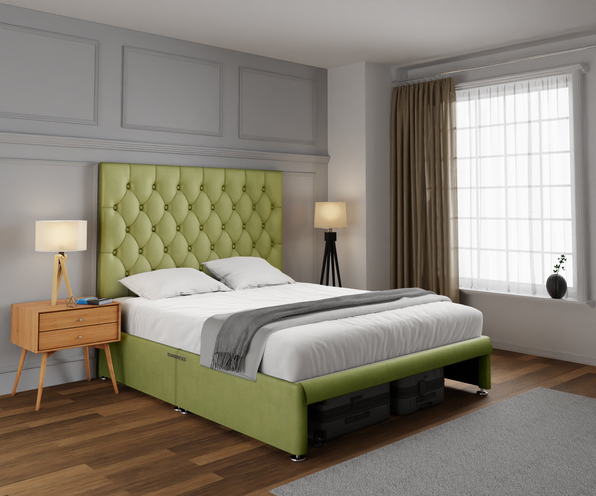 Evie Open Storage Divan Bed Set