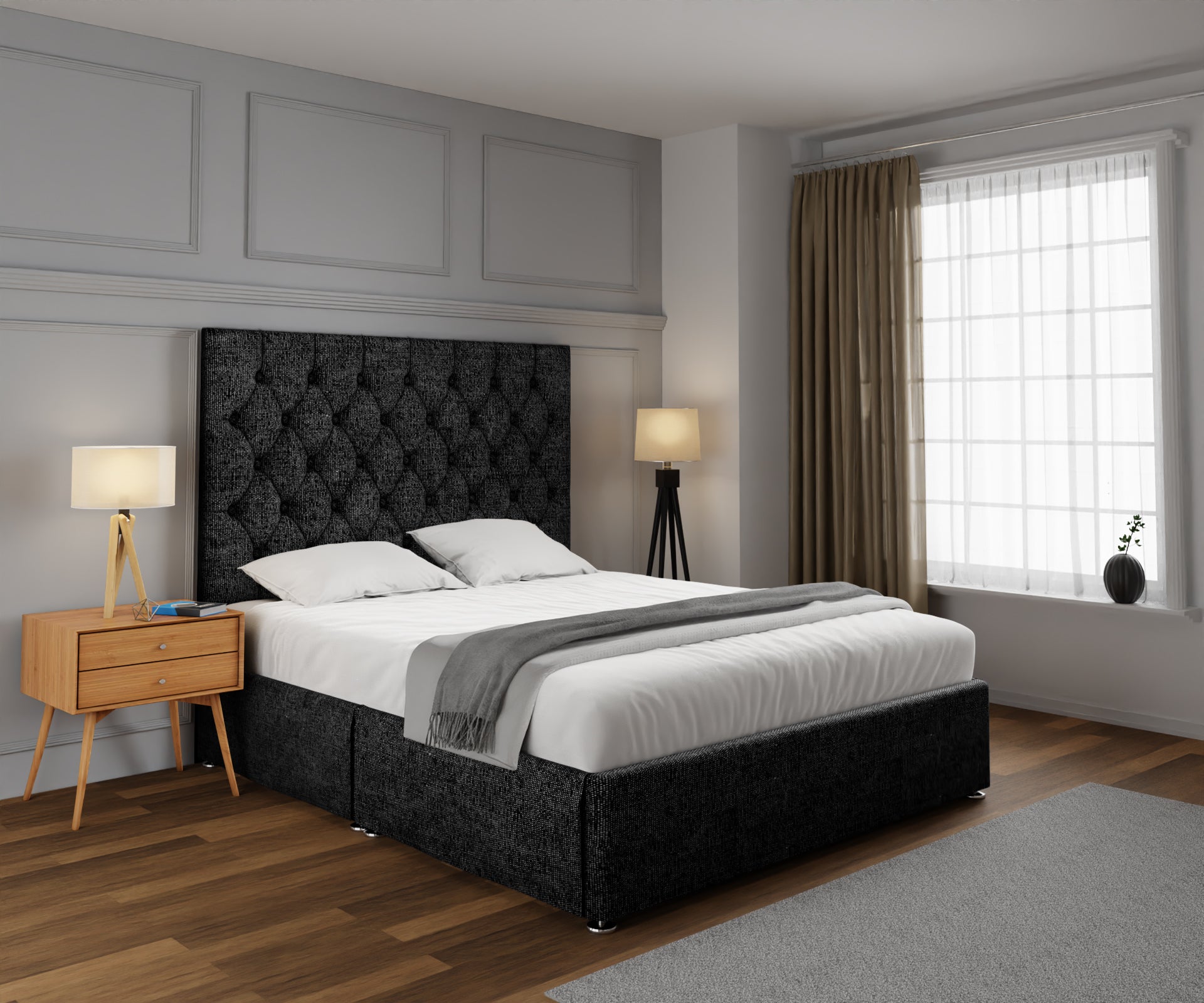 Evie Open Storage Divan Bed Set