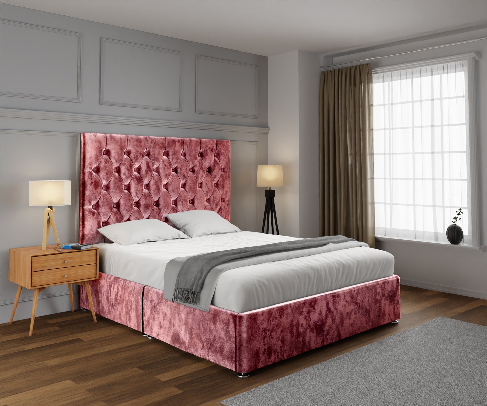 Evie Open Storage Divan Bed Set