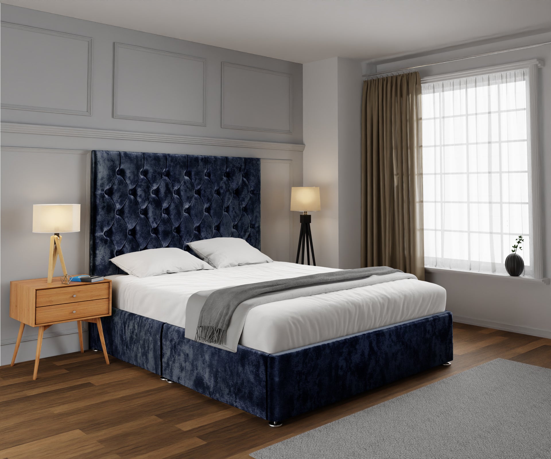 Evie Open Storage Divan Bed Set