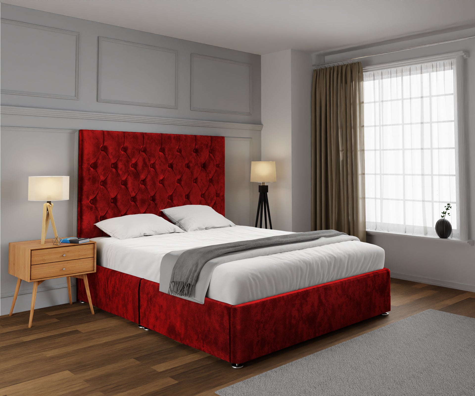 Evie Open Storage Divan Bed Set