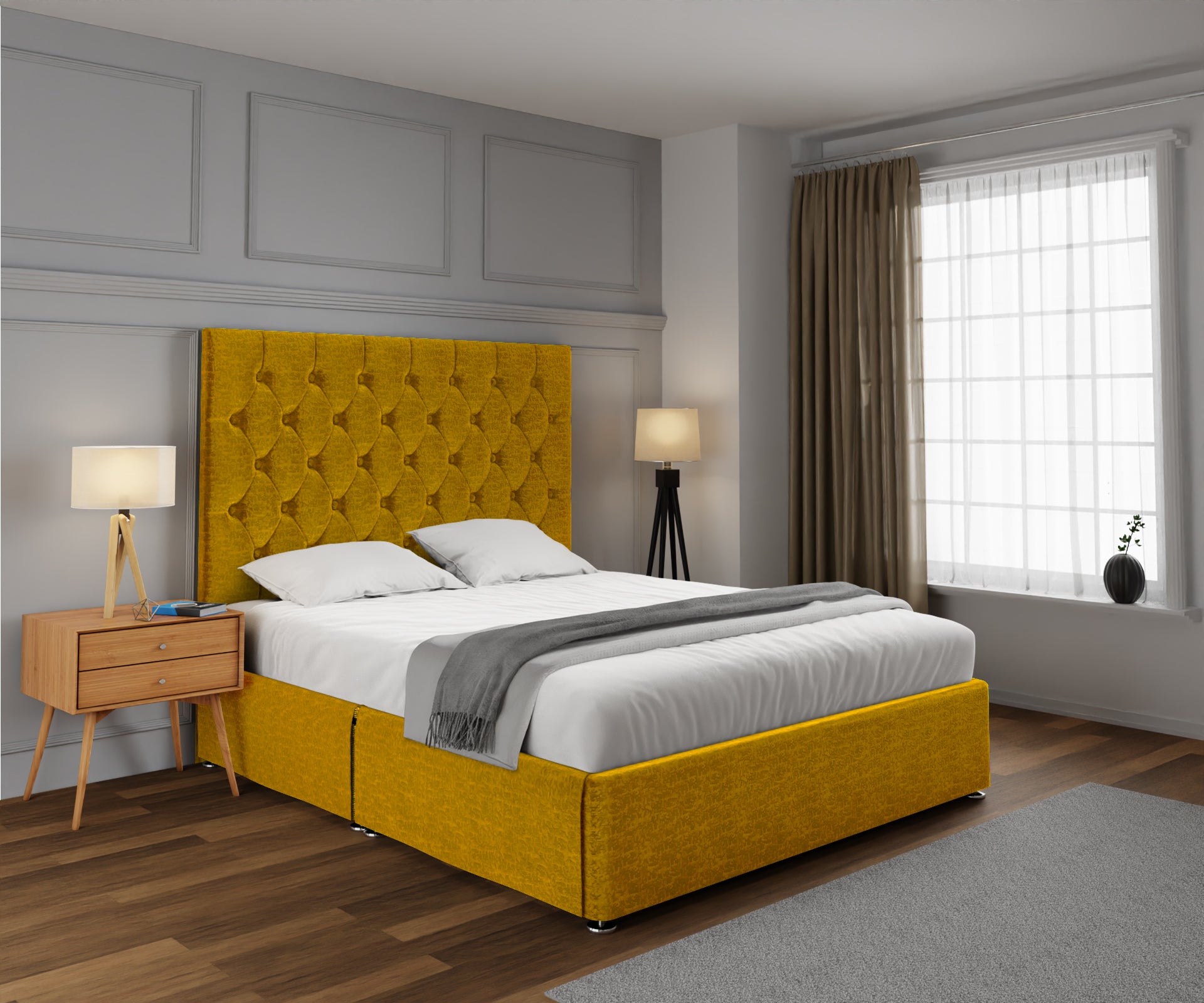 Evie Open Storage Divan Bed Set