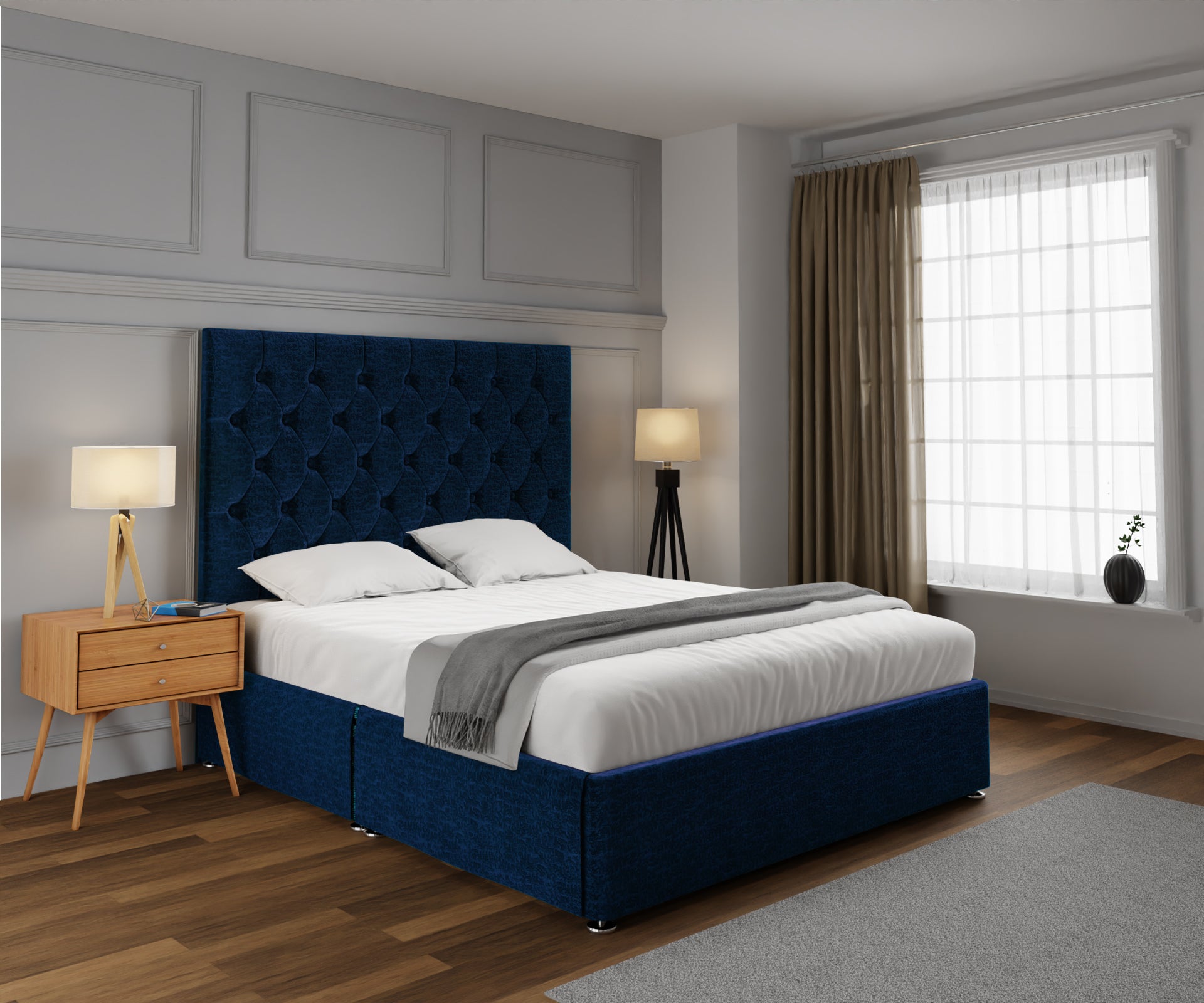 Evie Open Storage Divan Bed Set
