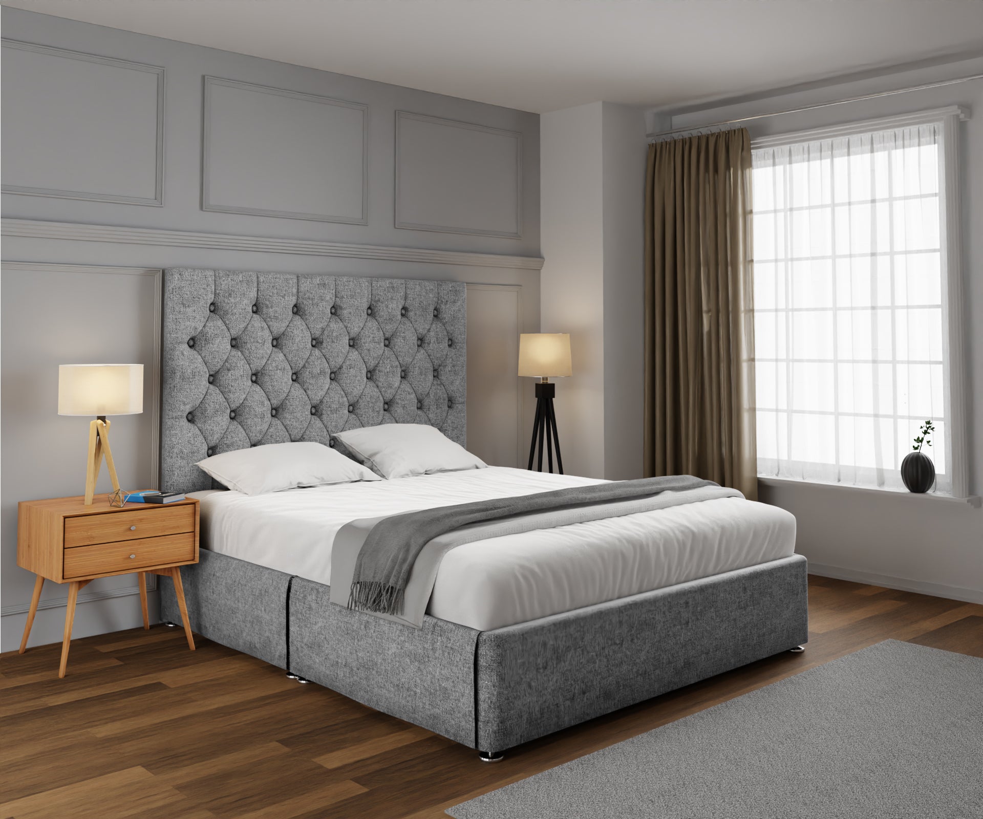 Evie Open Storage Divan Bed Set