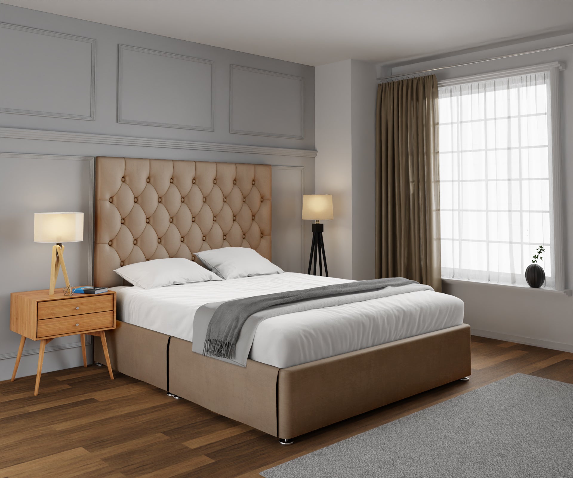 Evie Open Storage Divan Bed Set