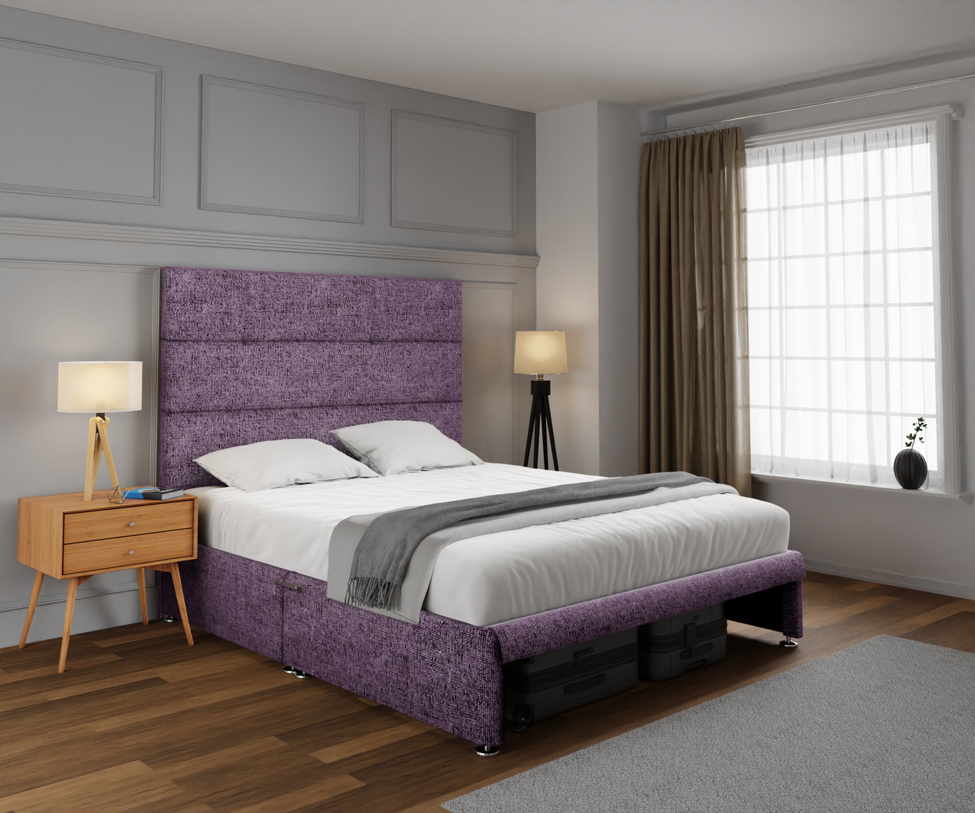 Ava Open Storage Divan Bed Set