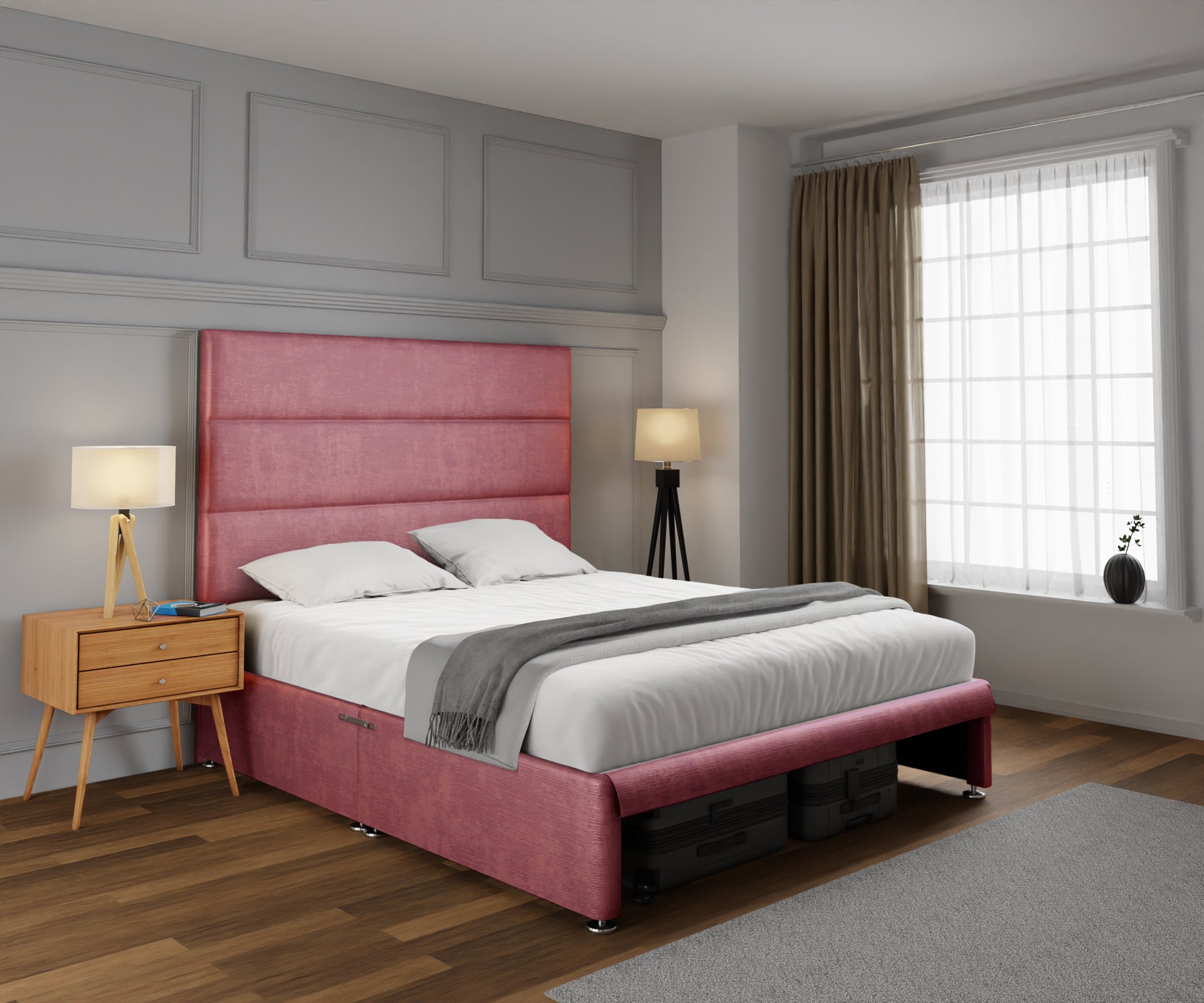 Ava Open Storage Divan Bed Set