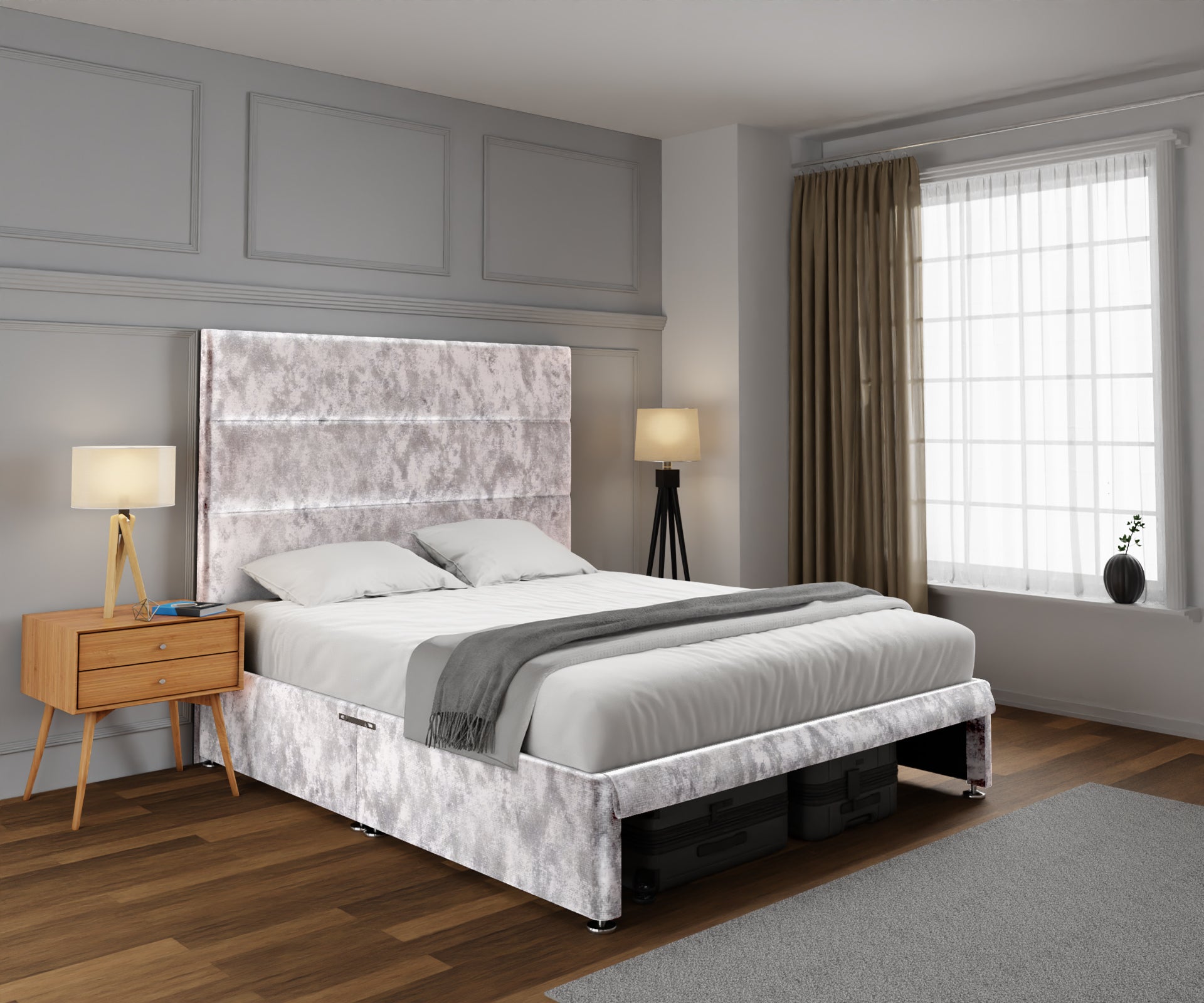 Ava Open Storage Divan Bed Set