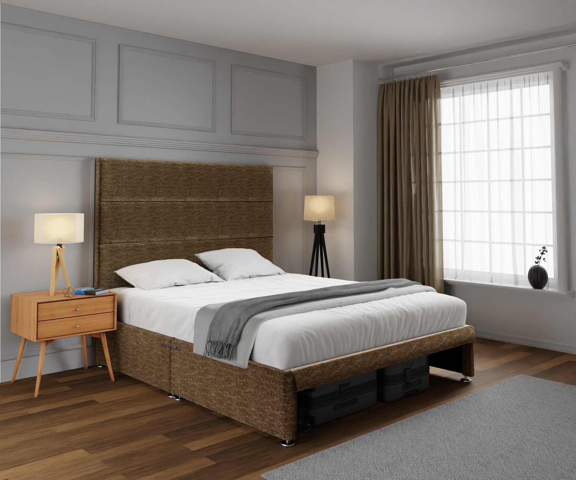 Ava Open Storage Divan Bed Set