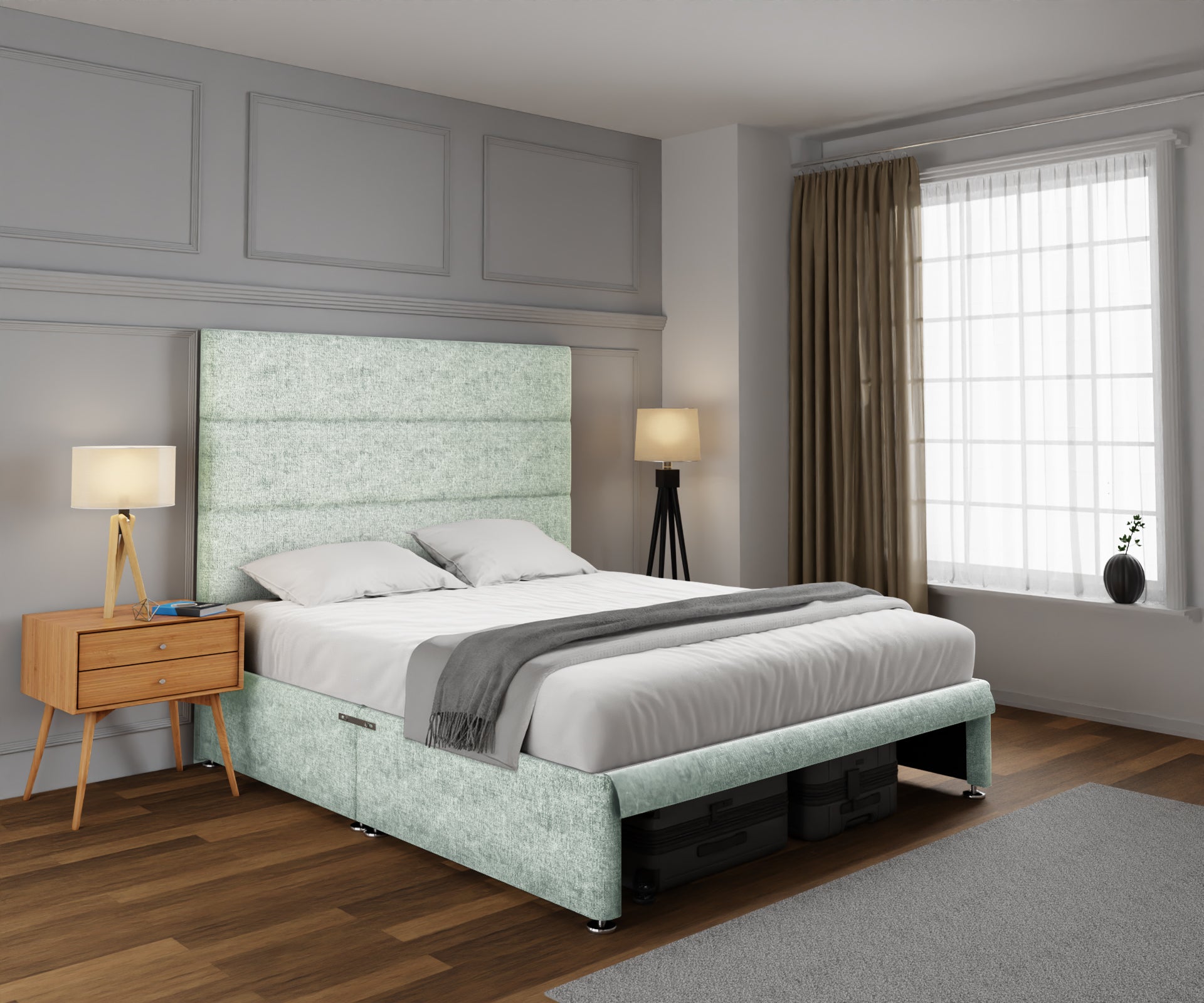 Ava Open Storage Divan Bed Set