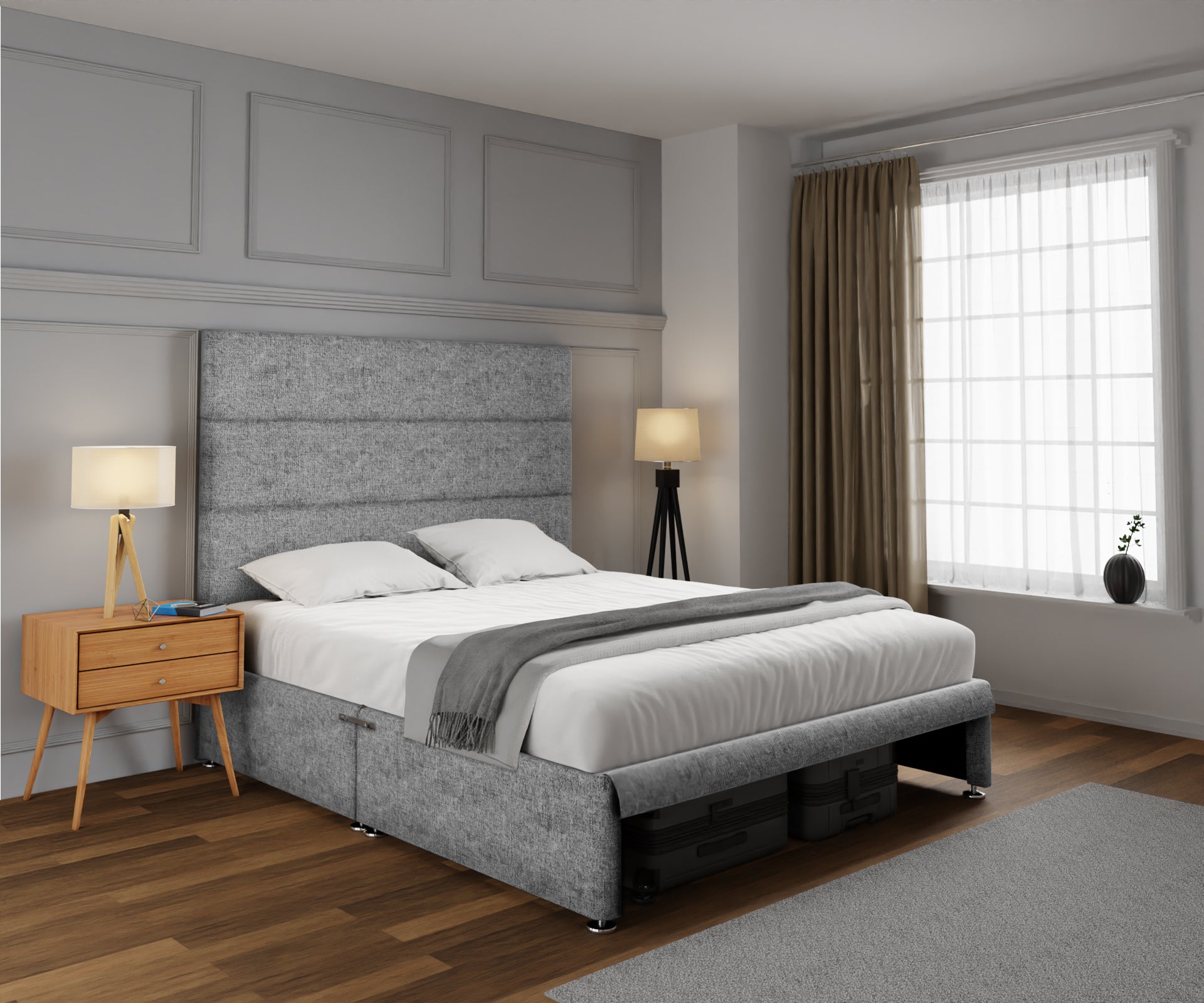 Ava Open Storage Divan Bed Set