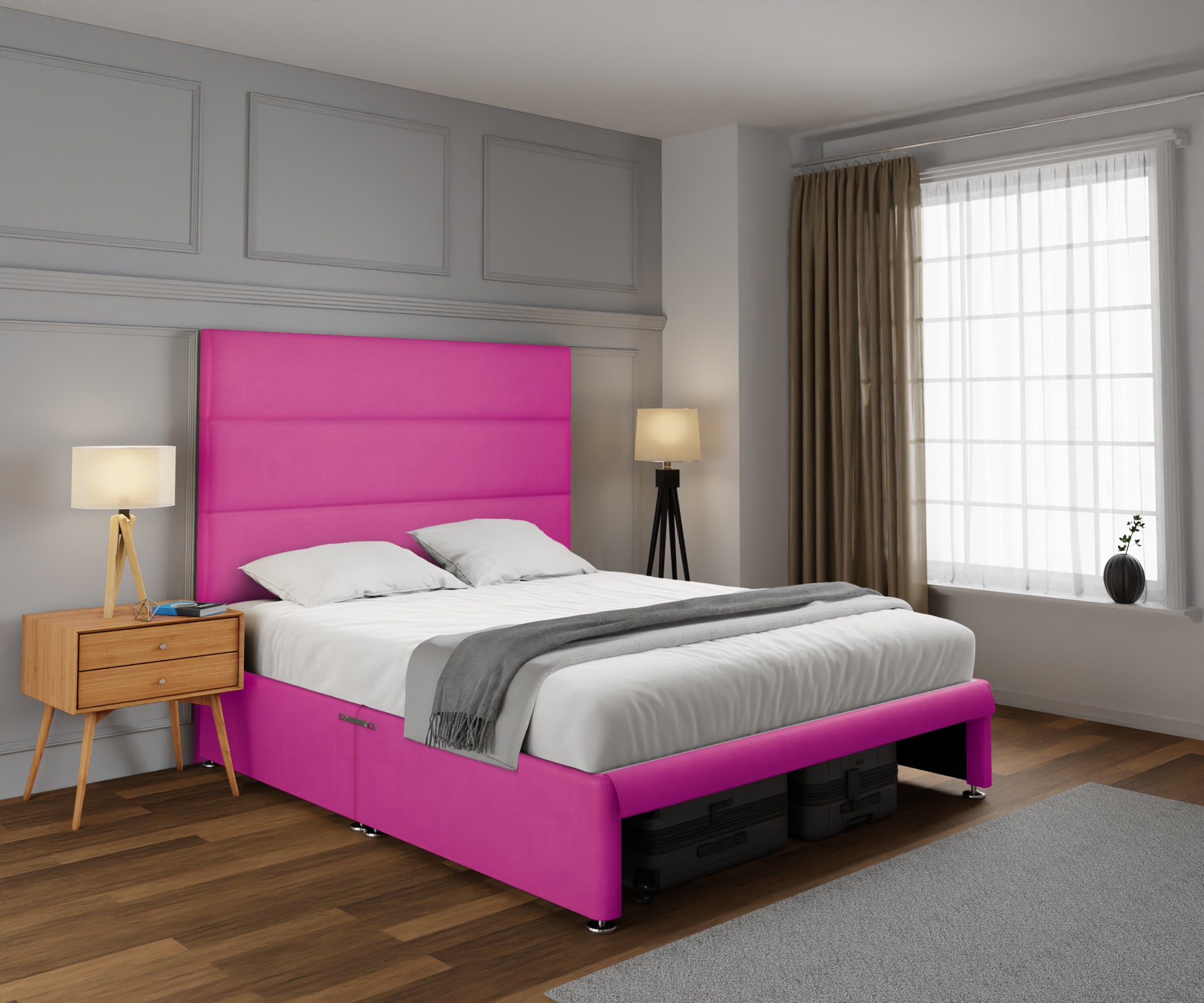 Ava Open Storage Divan Bed Set