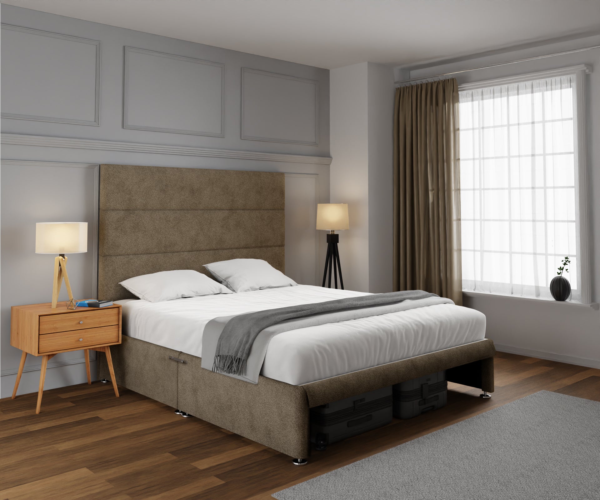 Ava Open Storage Divan Bed Set