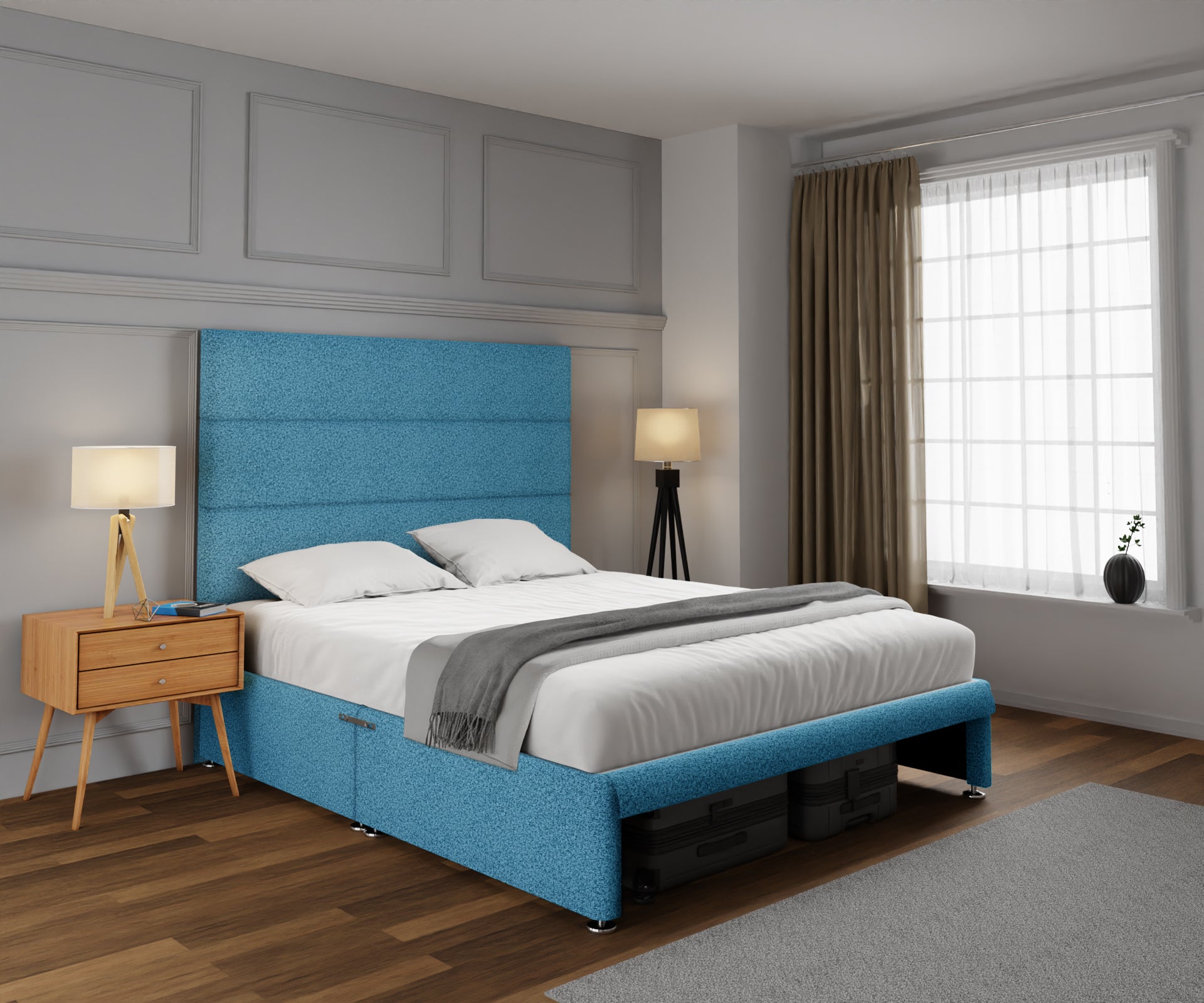 Ava Open Storage Divan Bed Set