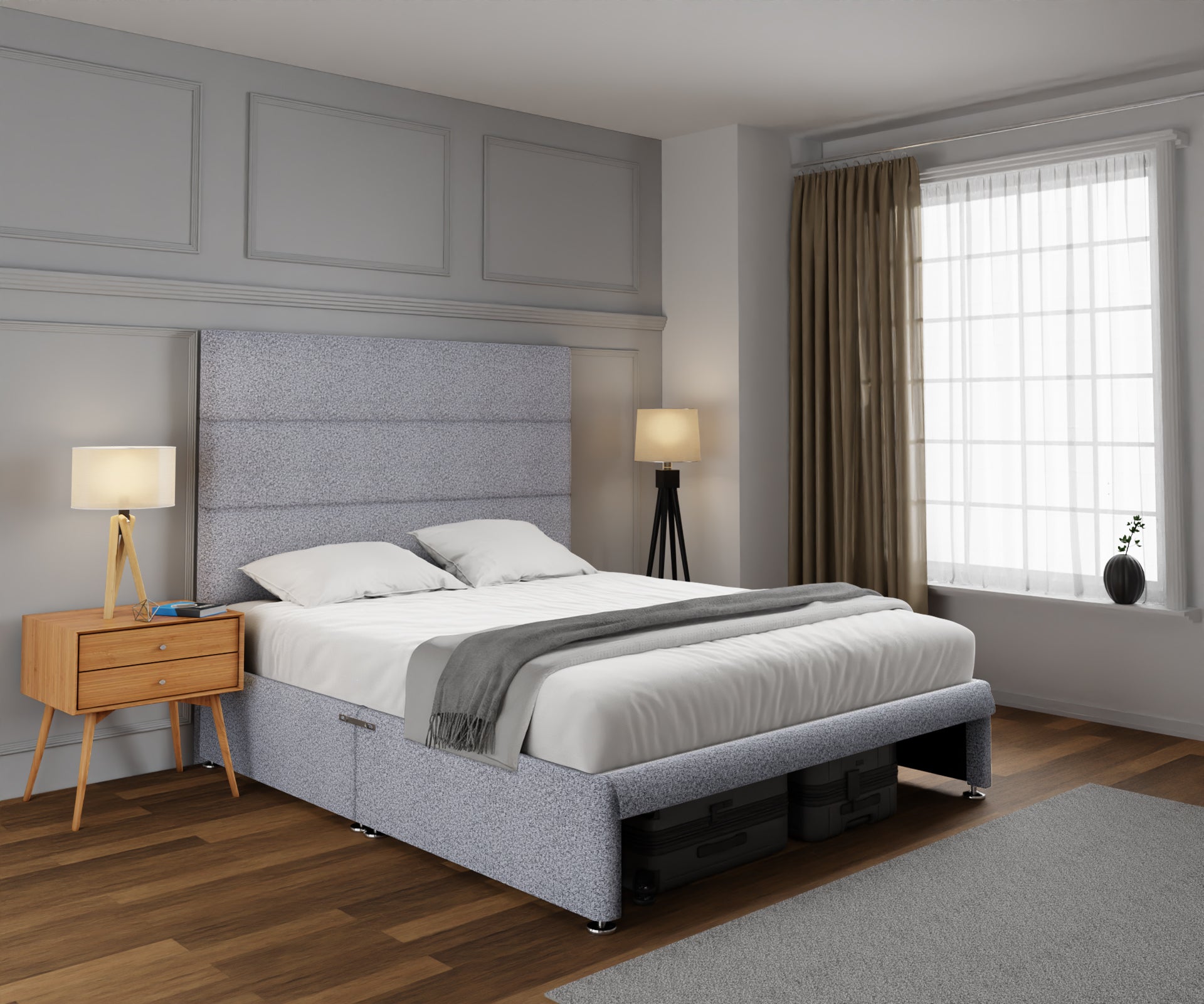 Ava Open Storage Divan Bed Set