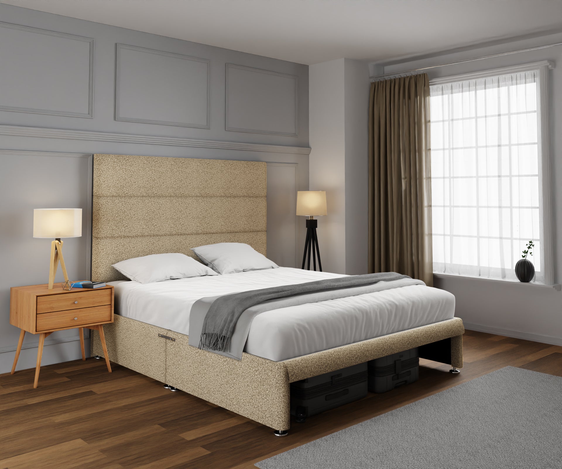 Ava Open Storage Divan Bed Set
