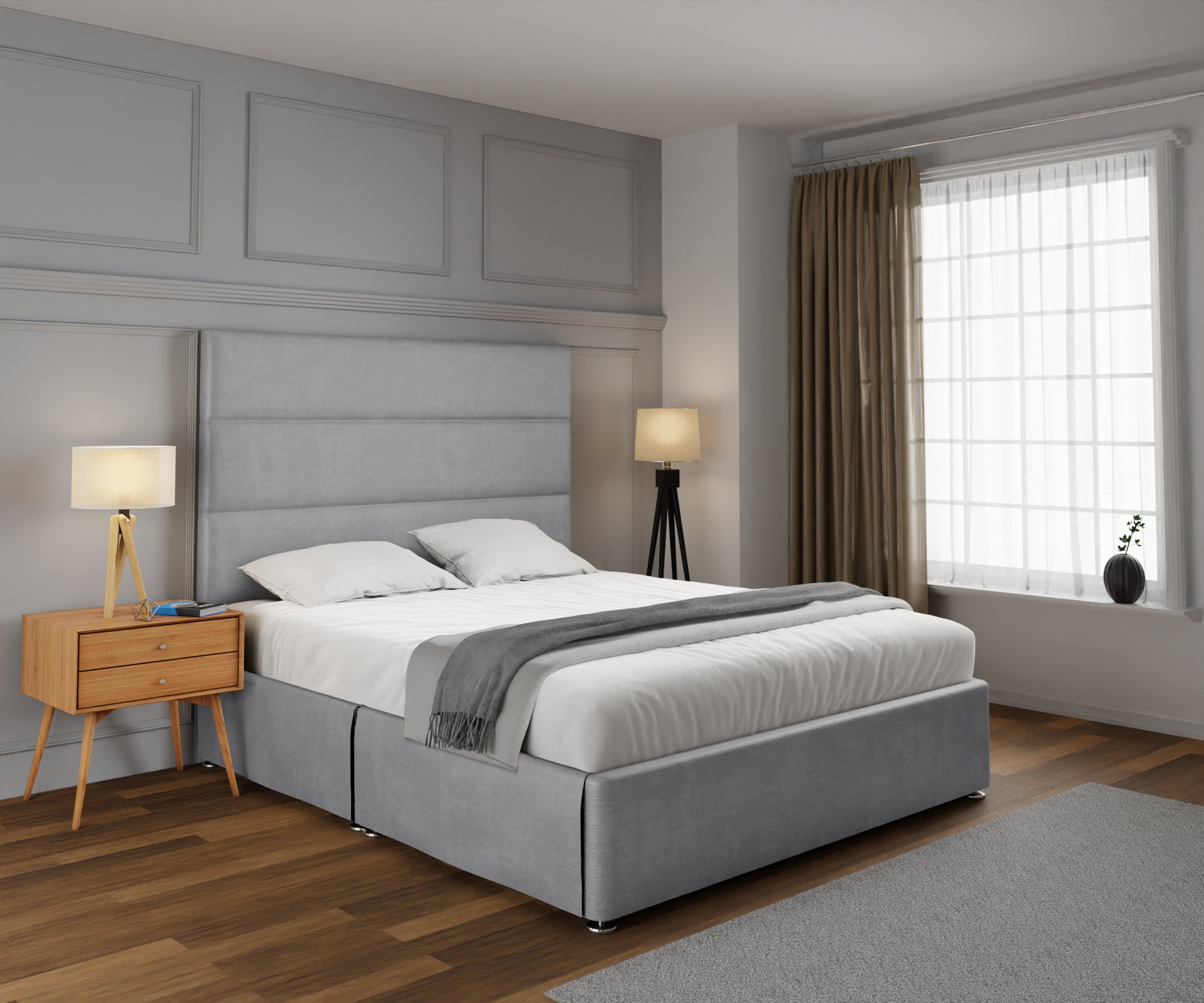 Ava Open Storage Divan Bed Set