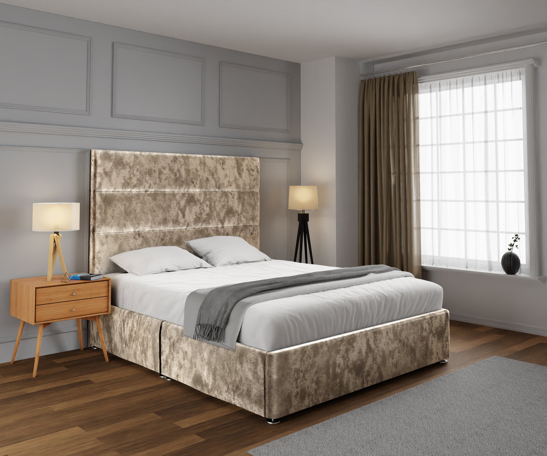Ava Open Storage Divan Bed Set