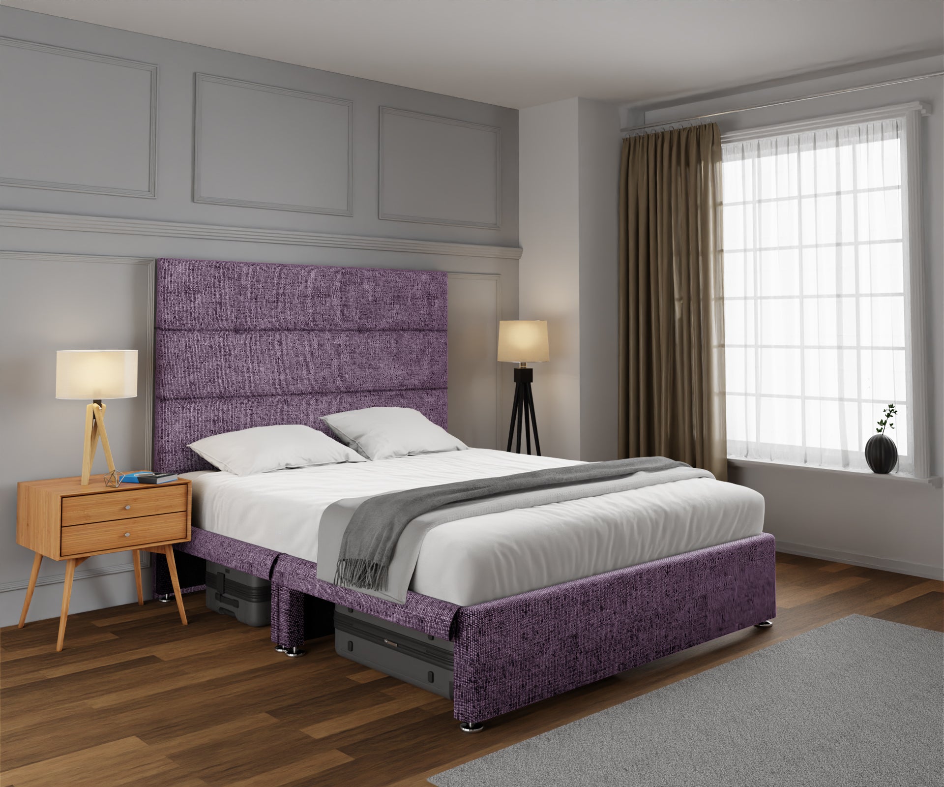 Ava Open Storage Divan Bed Set