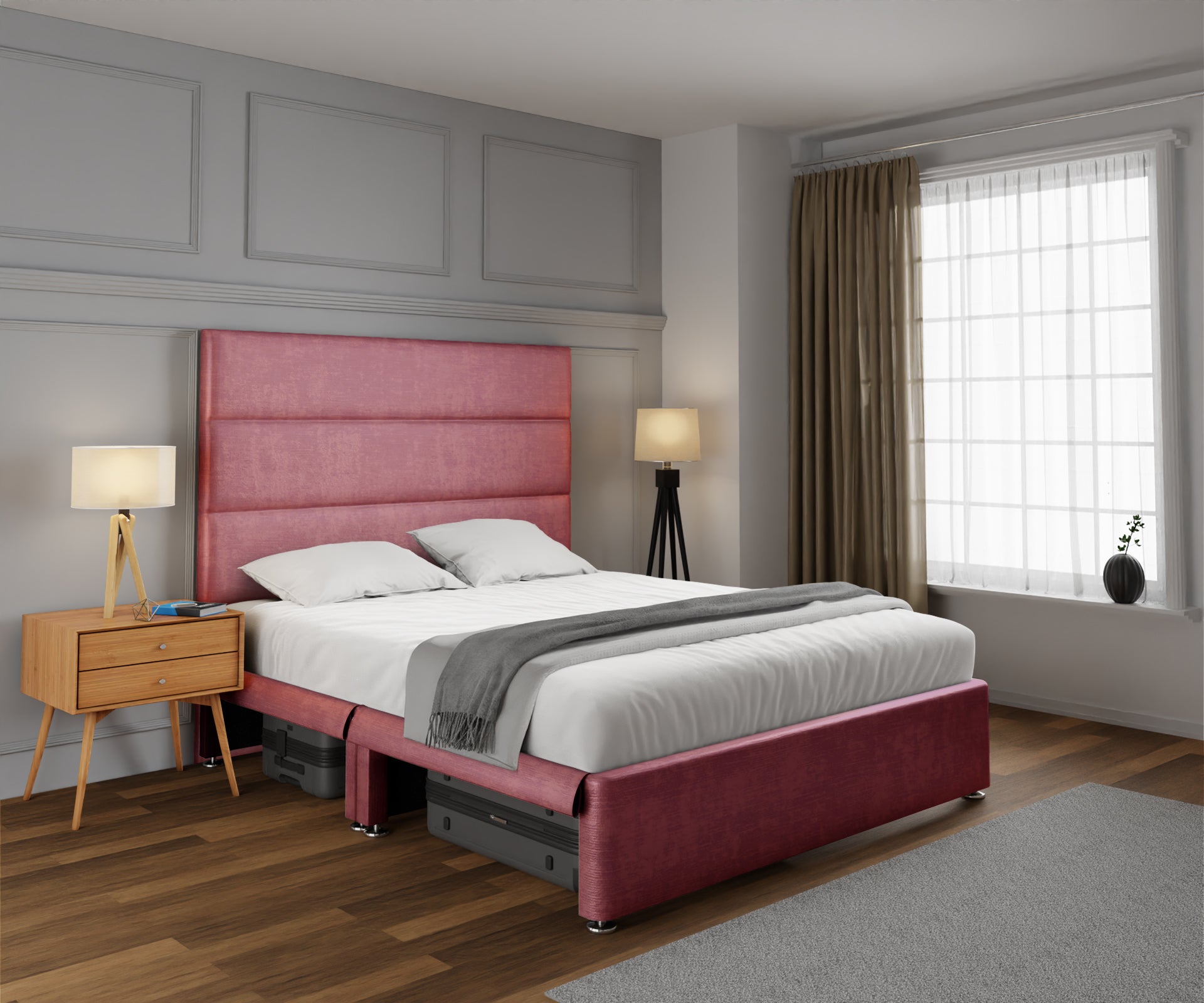 Ava Open Storage Divan Bed Set