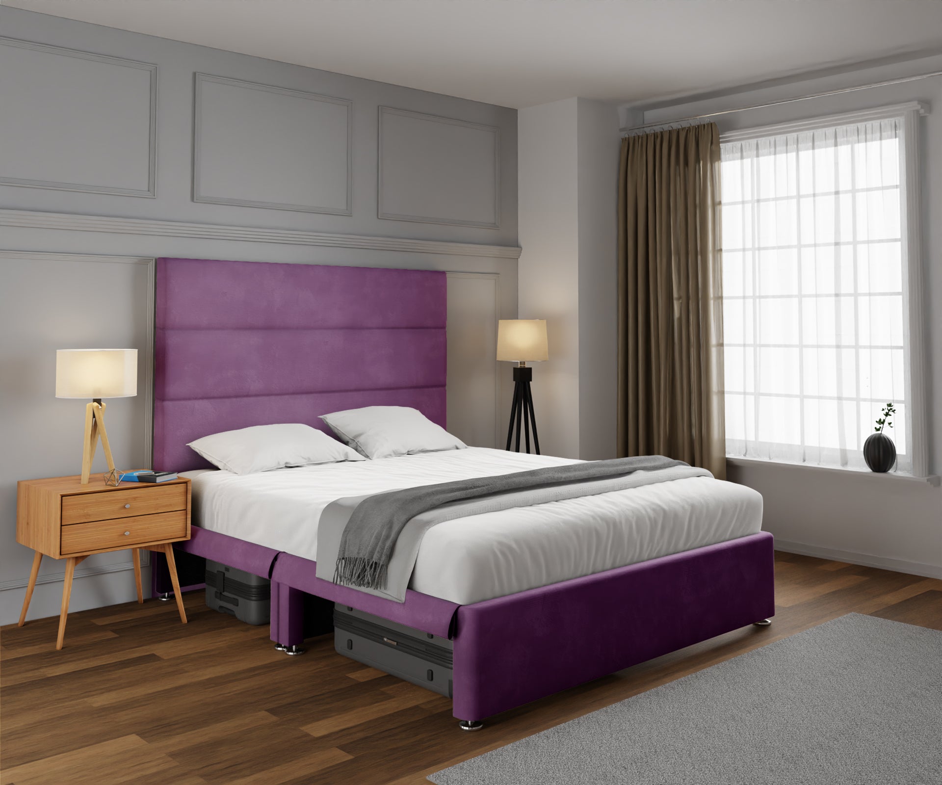 Ava Open Storage Divan Bed Set