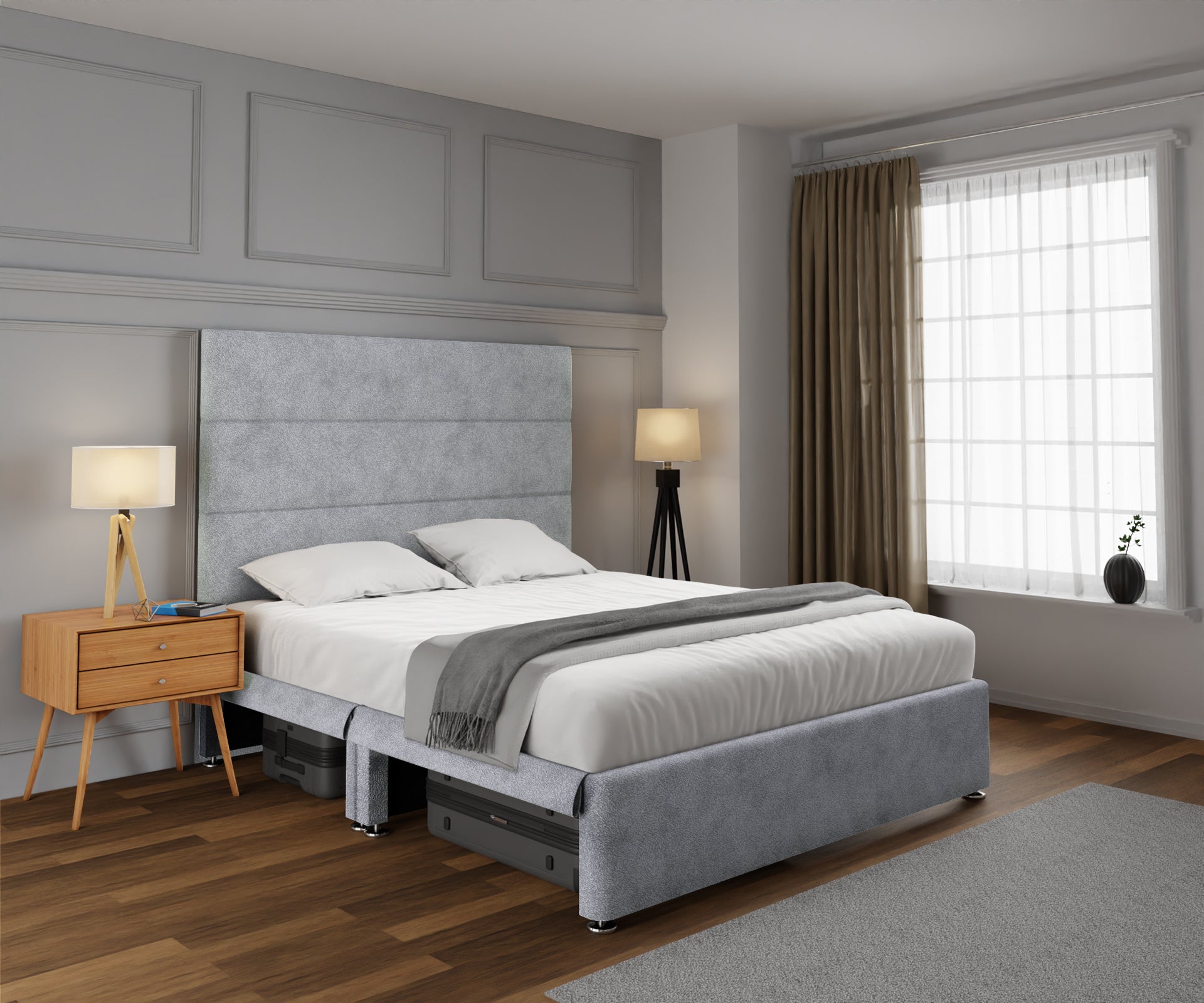 Ava Open Storage Divan Bed Set