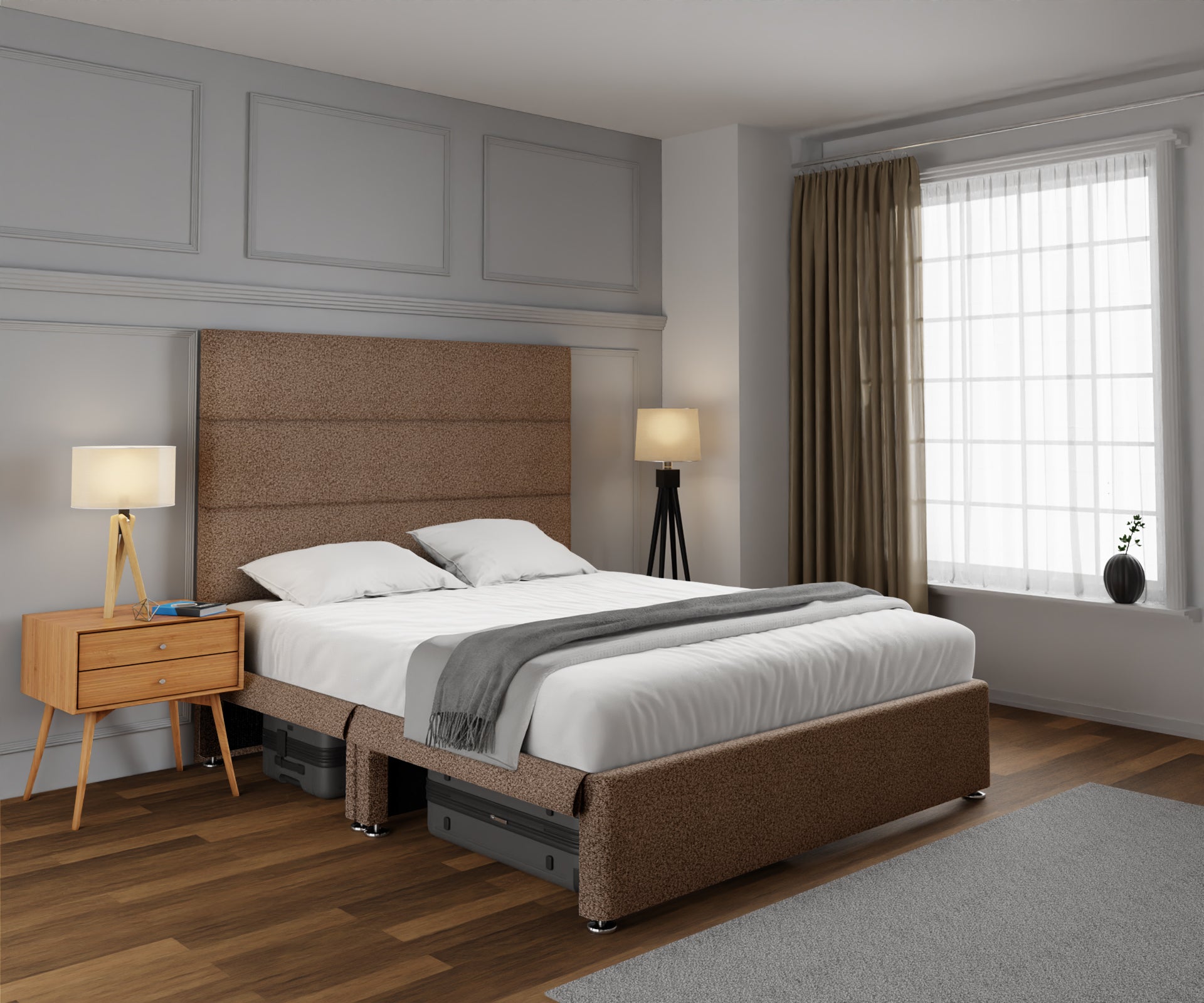 Ava Open Storage Divan Bed Set