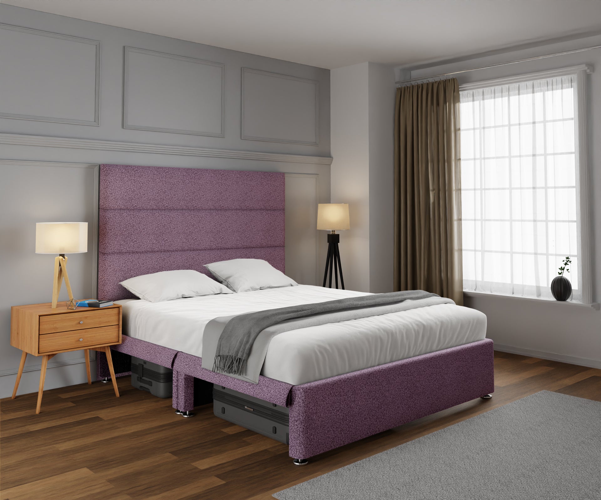 Ava Open Storage Divan Bed Set