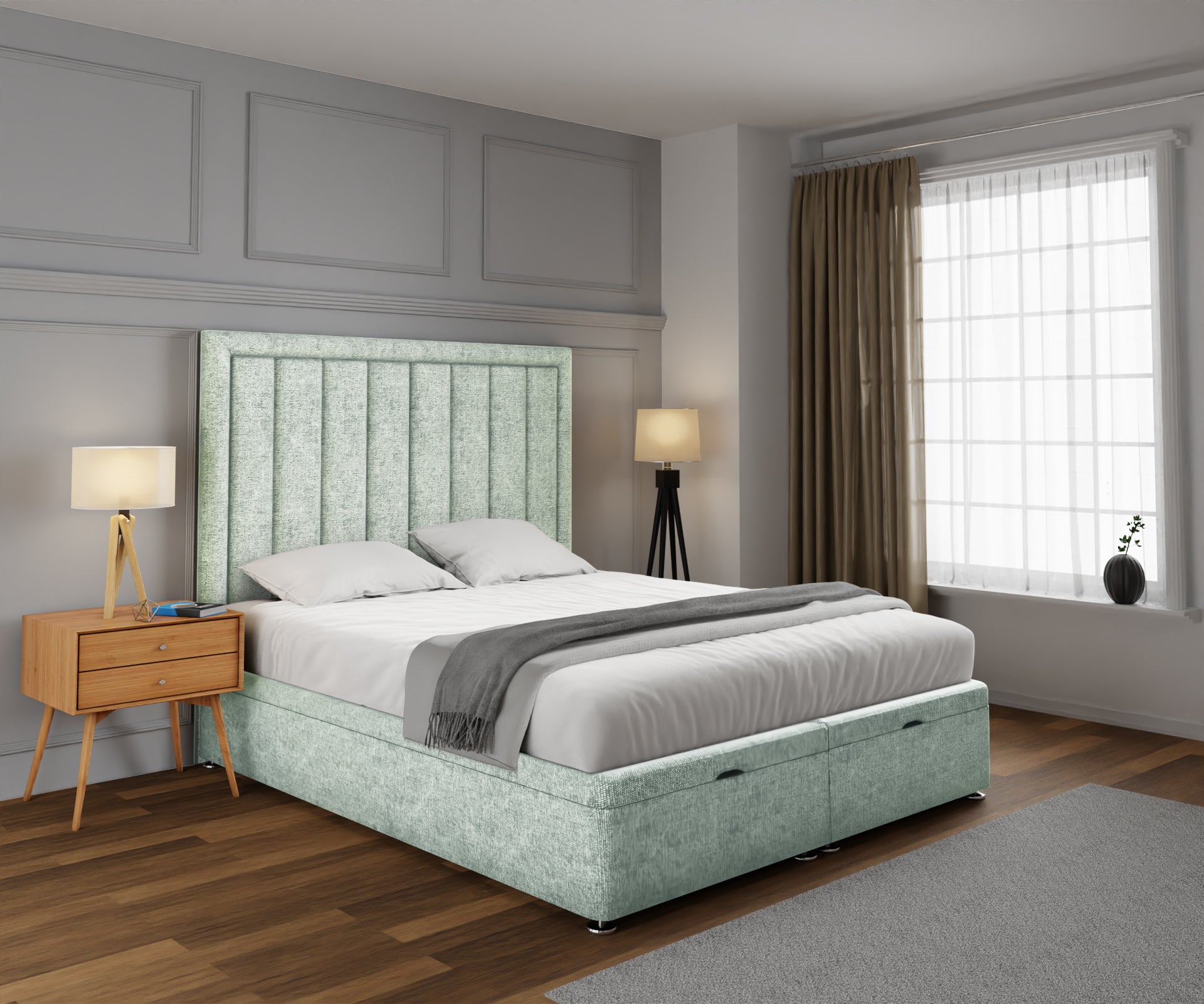 Ella Ottoman Storage Divan Bed Set