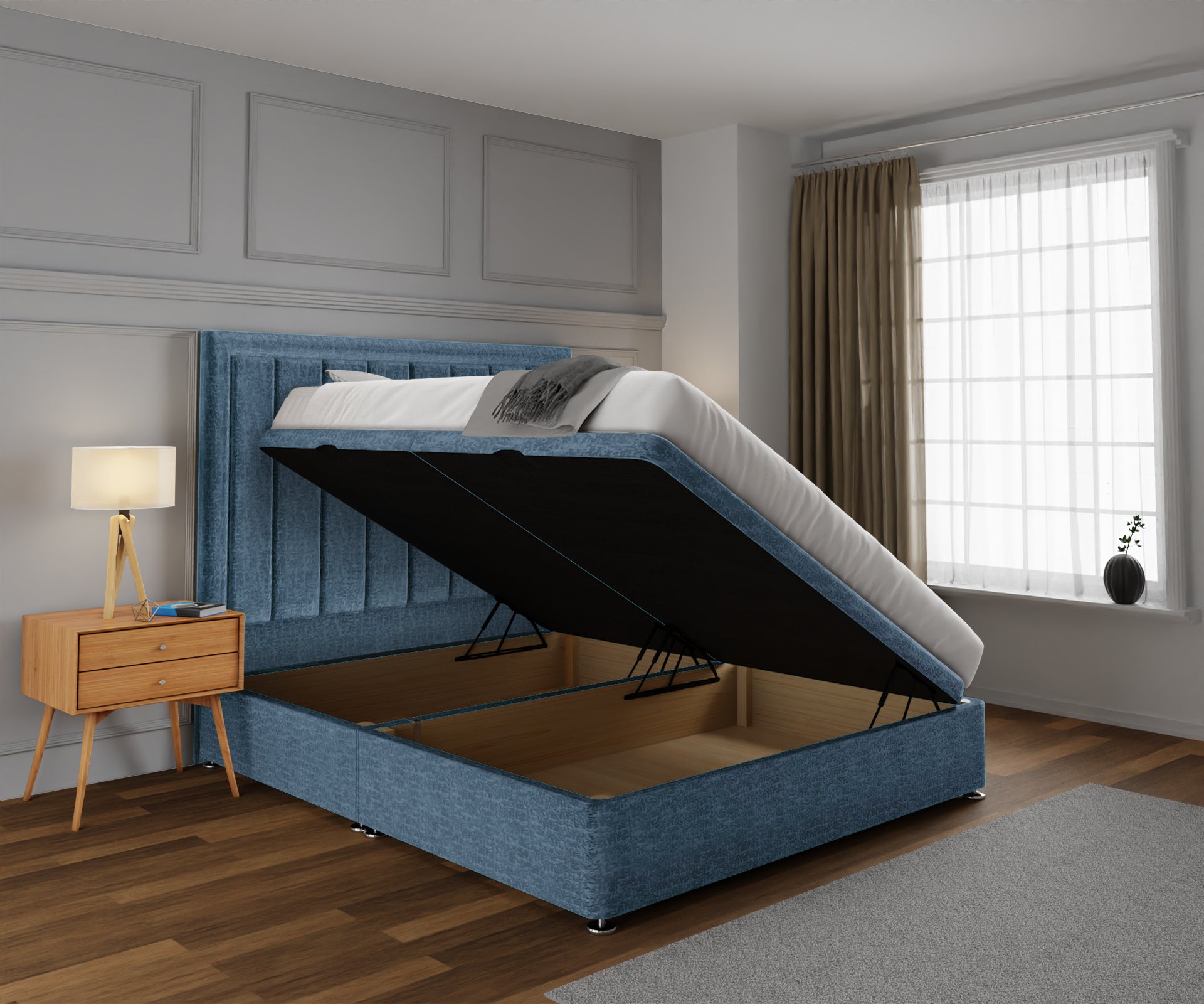 Ella Ottoman Storage Divan Bed Set