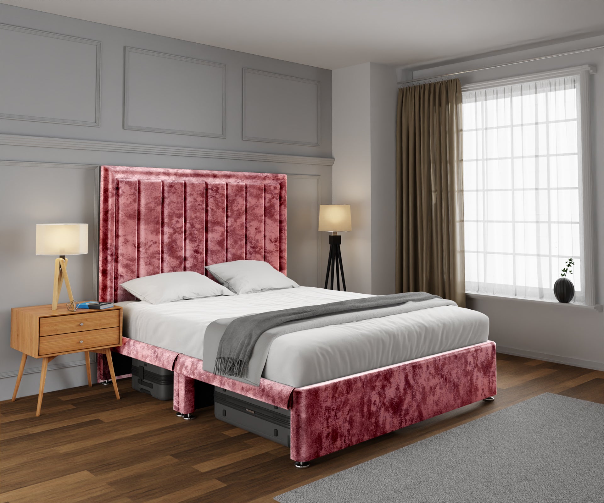 Ella Open Storage Divan Bed Set