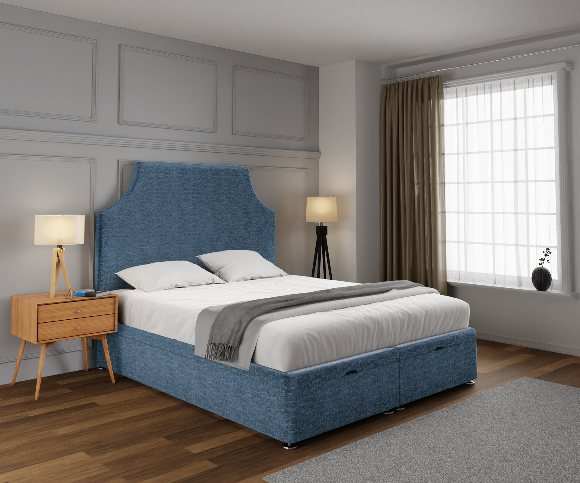 Eva Ottoman Storage Divan Bed Set
