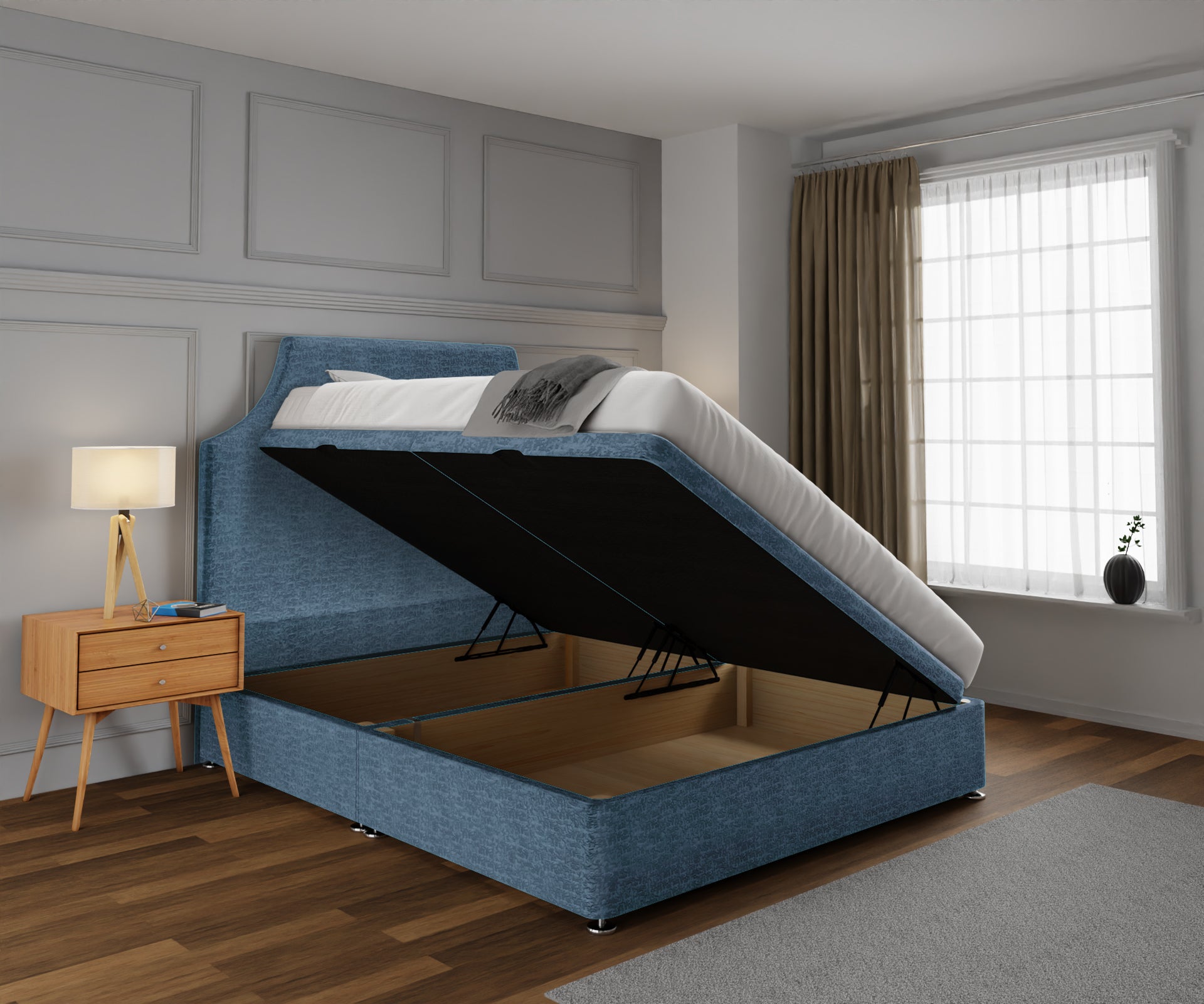 Eva Ottoman Storage Divan Bed Set
