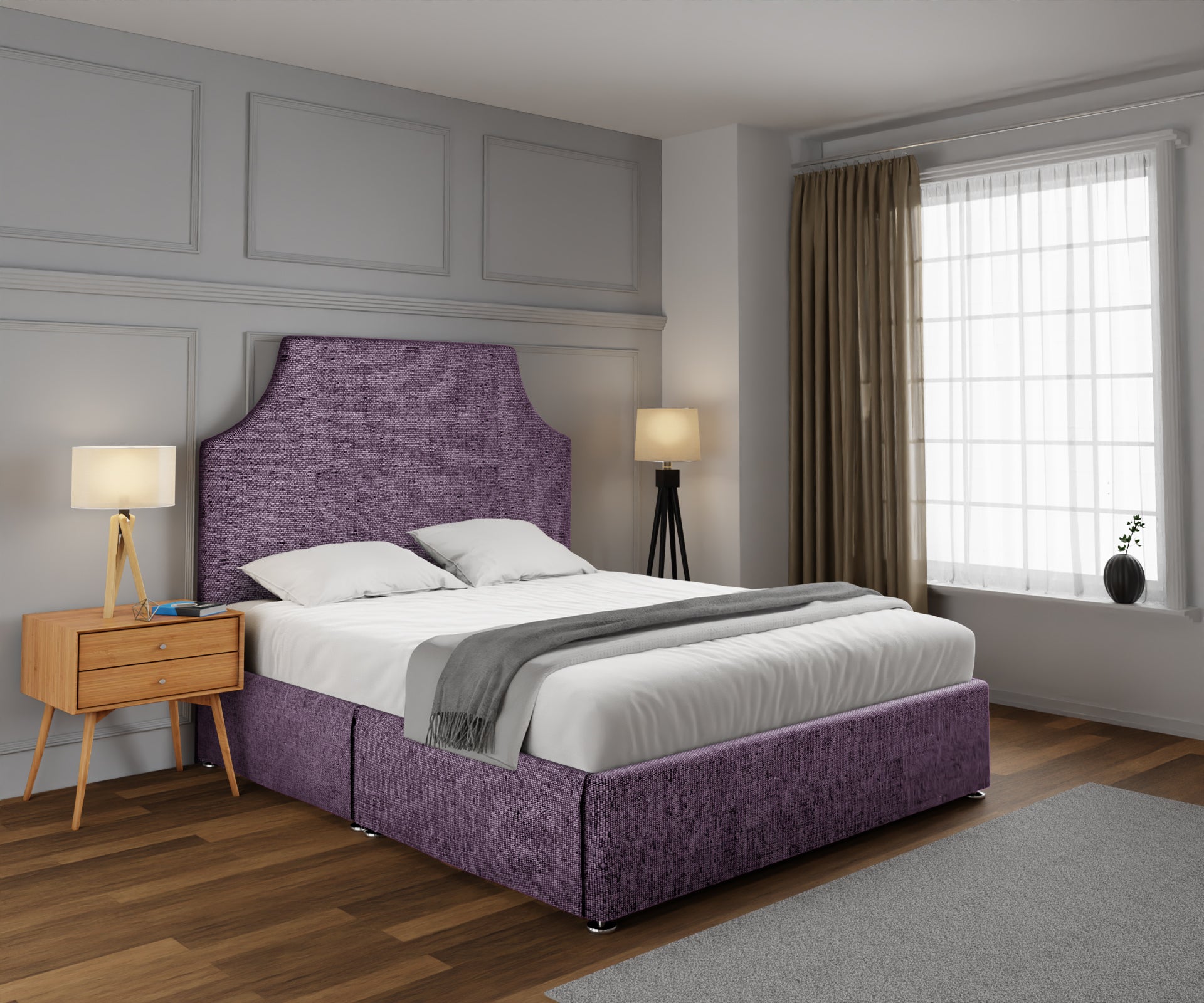 Eva Open Storage Divan Bed Set