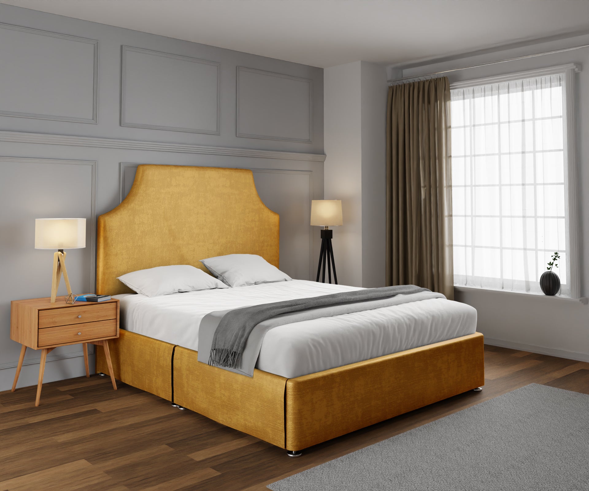 Eva Open Storage Divan Bed Set