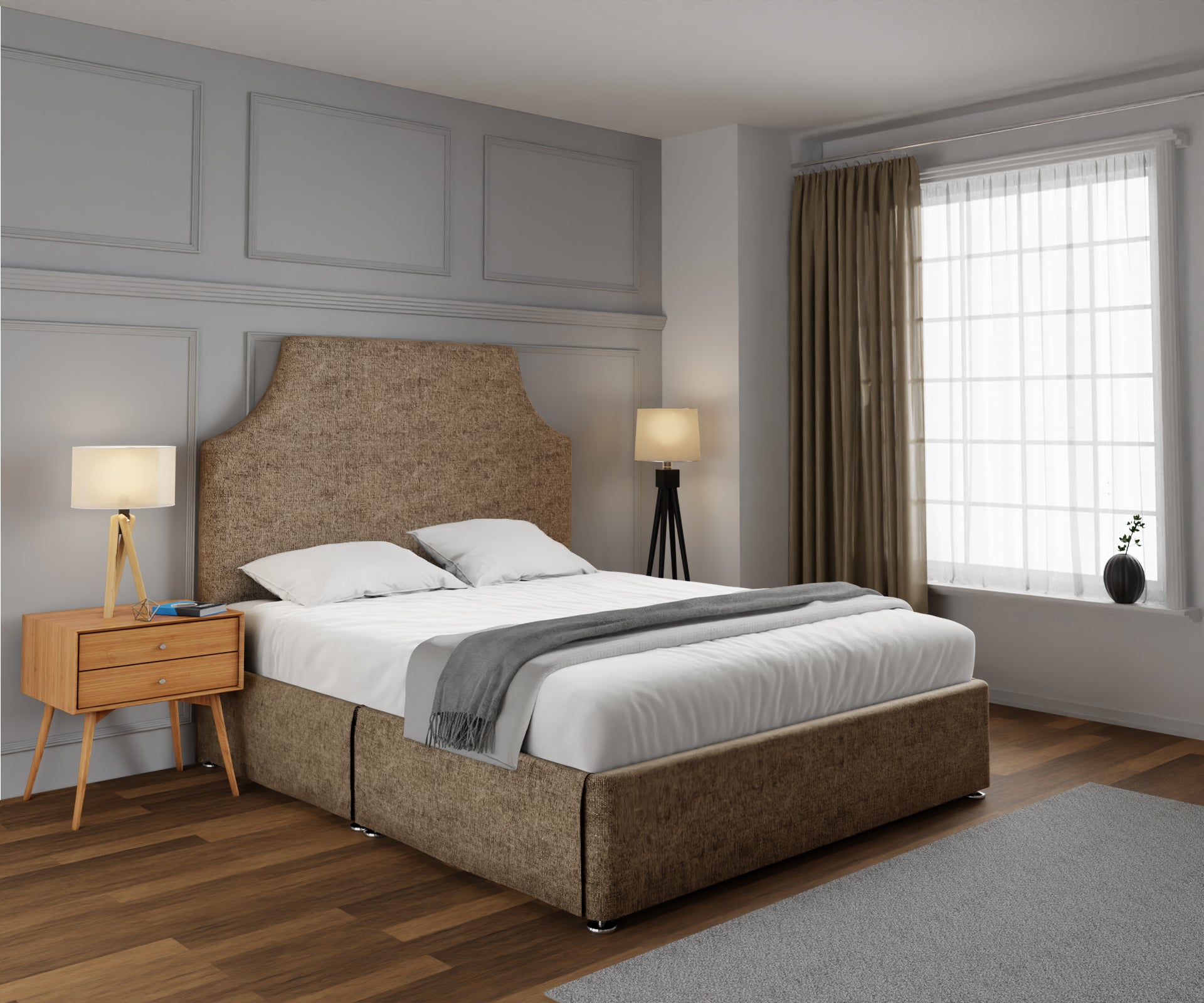 Eva Open Storage Divan Bed Set