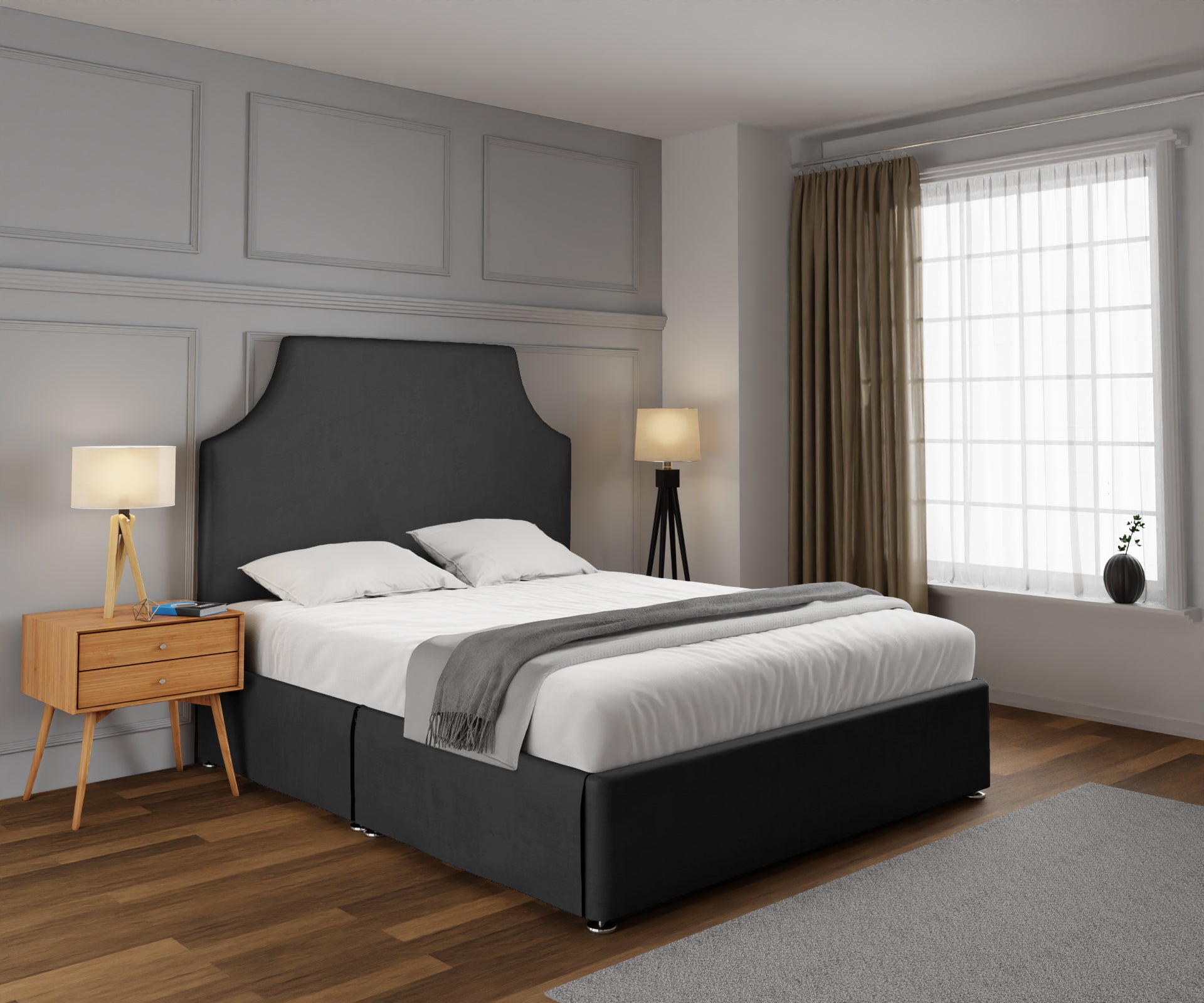 Eva Open Storage Divan Bed Set