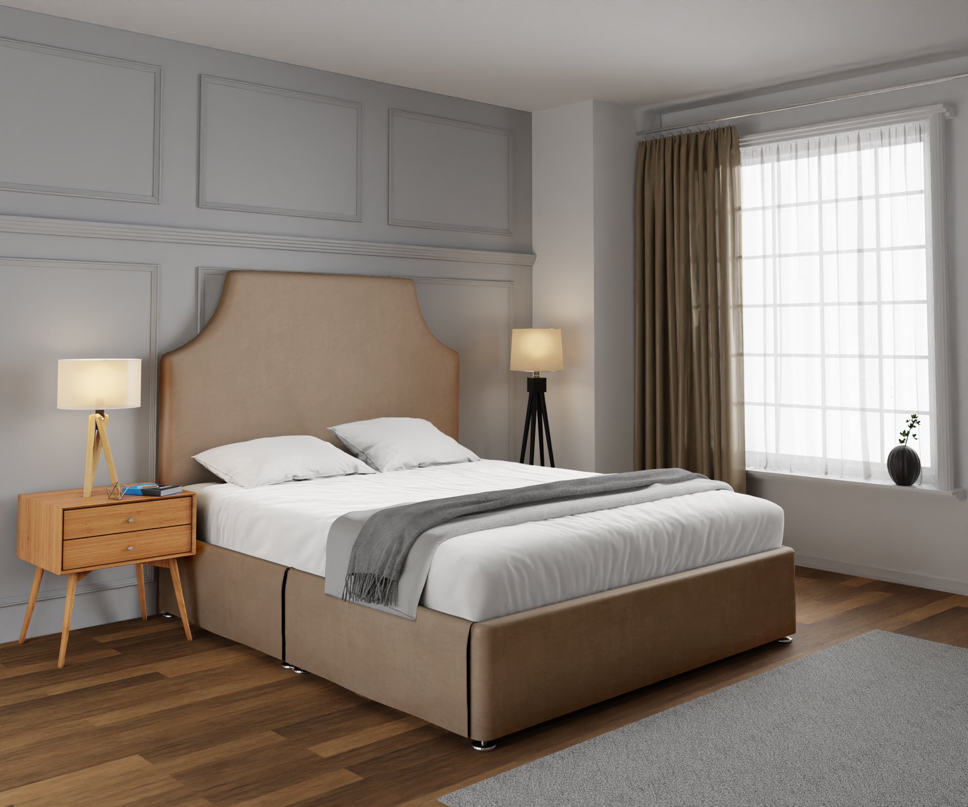 Eva Open Storage Divan Bed Set