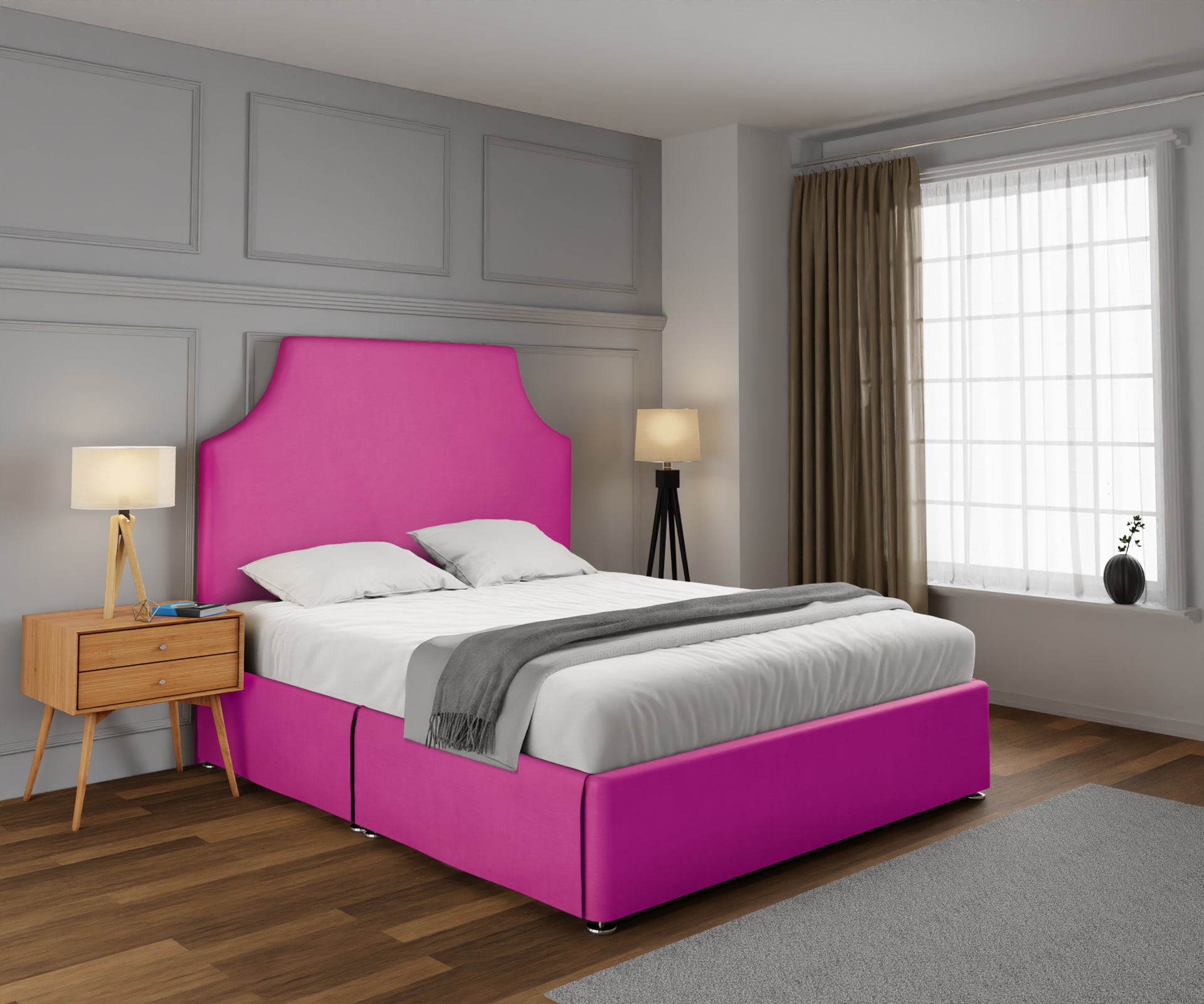 Eva Open Storage Divan Bed Set