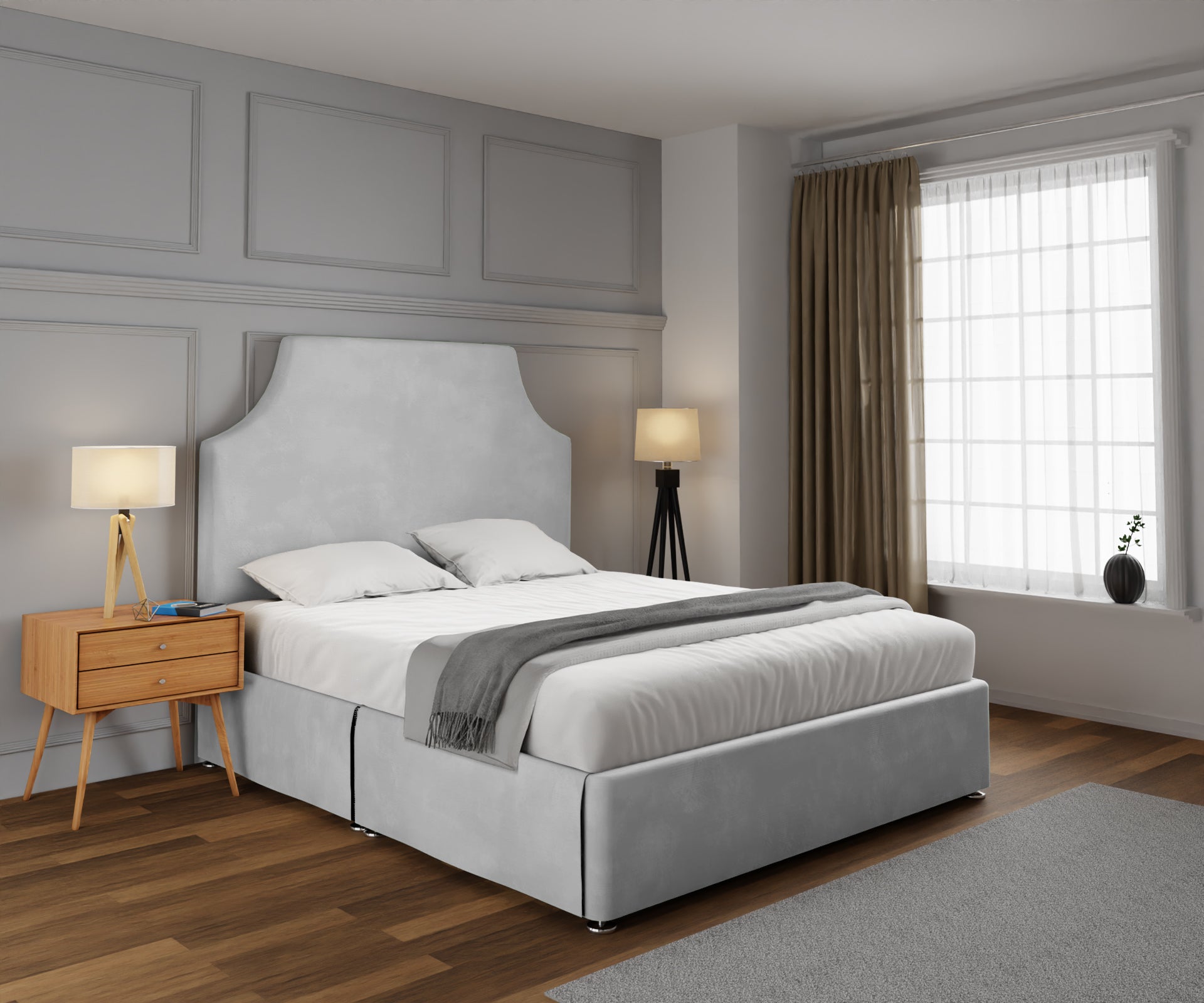Eva Open Storage Divan Bed Set