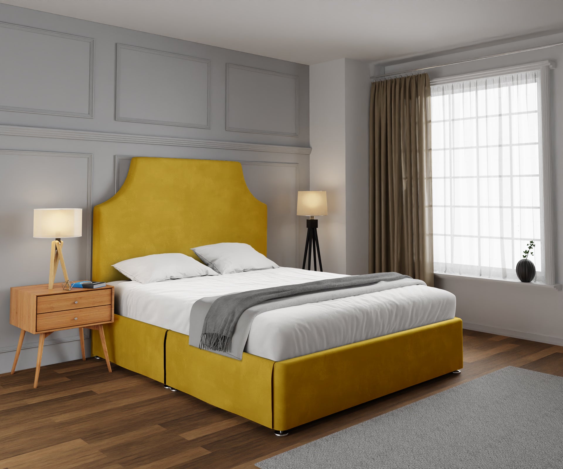 Eva Open Storage Divan Bed Set