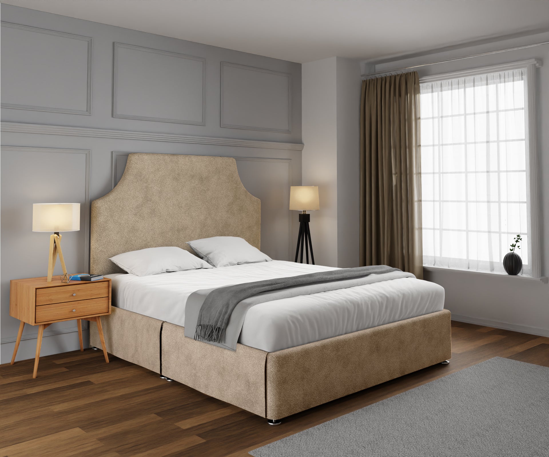Eva Open Storage Divan Bed Set