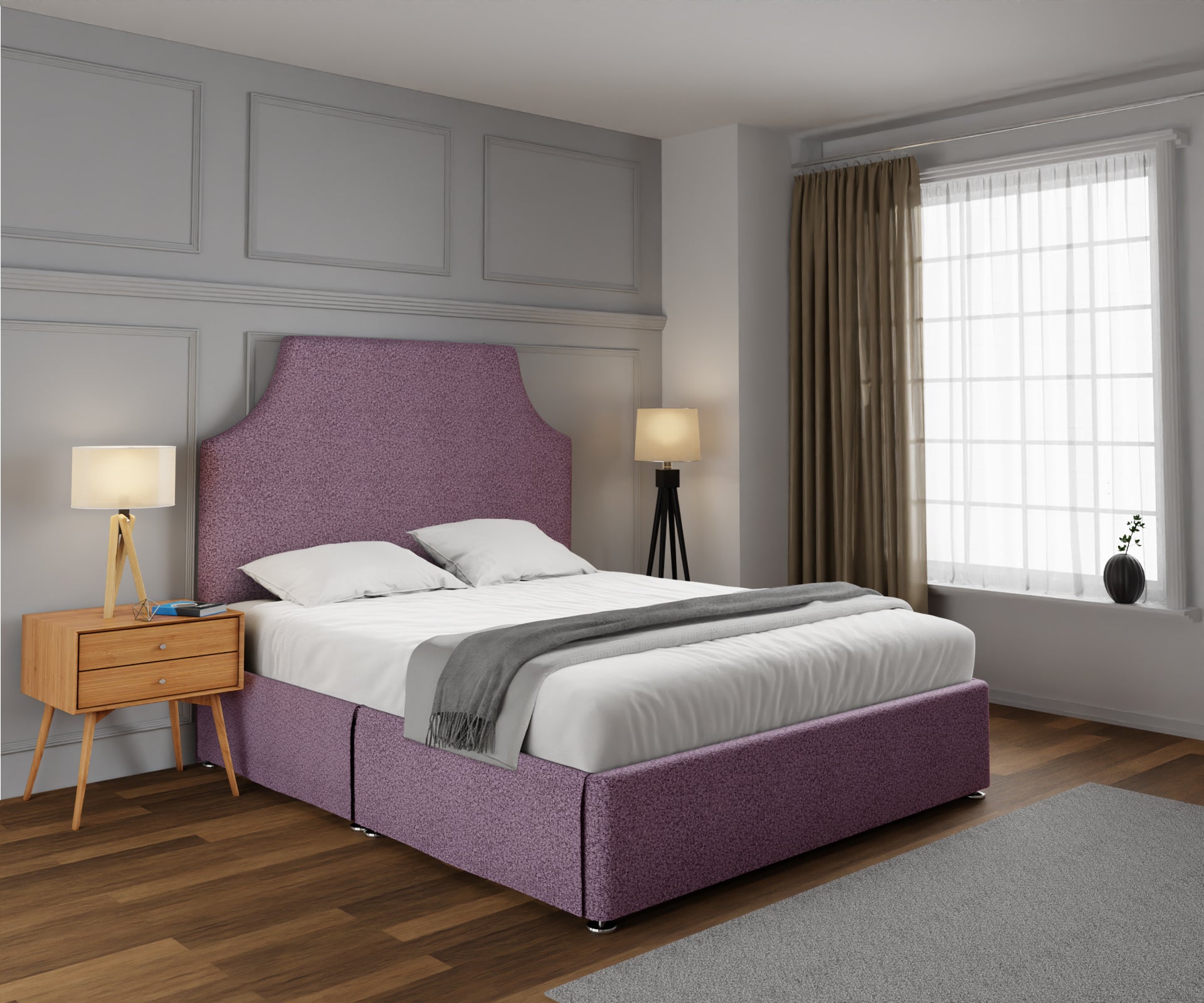 Eva Open Storage Divan Bed Set