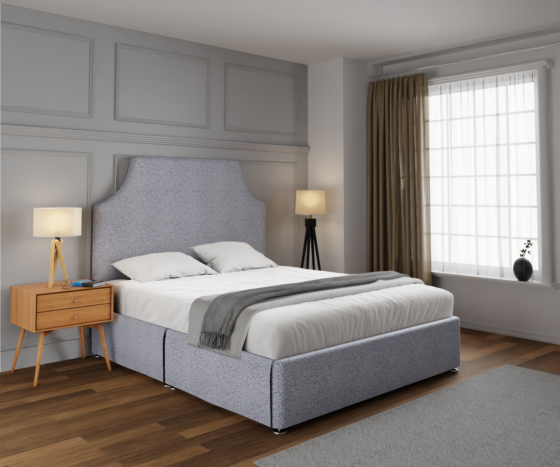 Eva Open Storage Divan Bed Set